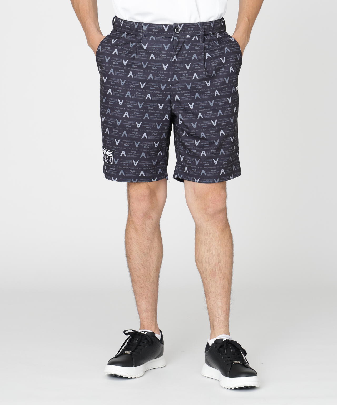 PING APPAREL】総柄ショートパンツ ＜GOLD＞ (MENS) | PING（ピン