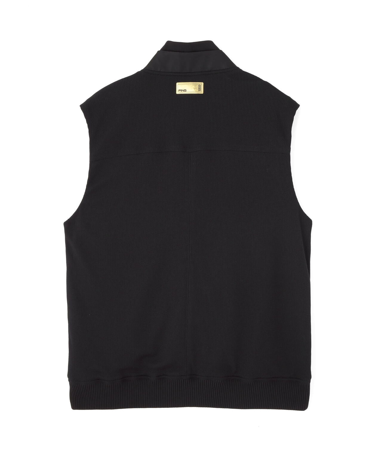 【PING APPAREL】ワッフルフルジップベスト ＜GOLD＞ (MENS)
