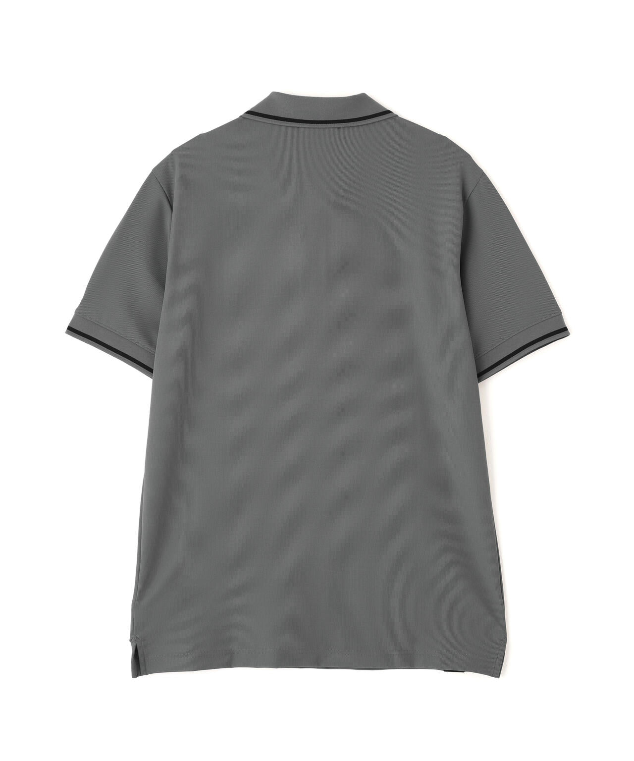 【PING APPAREL】ワッフルロゴジャガード衿半袖ポロシャツ (MENS)