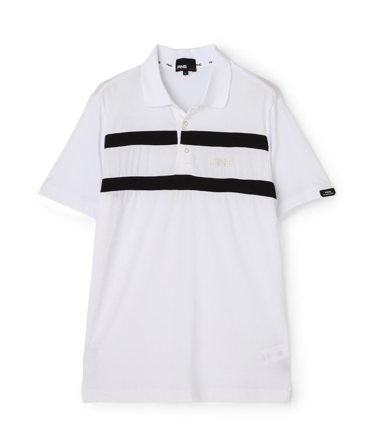 PING APPAREL】ナイロンサッカー半袖ポロシャツ (MENS) | PING（ピン
