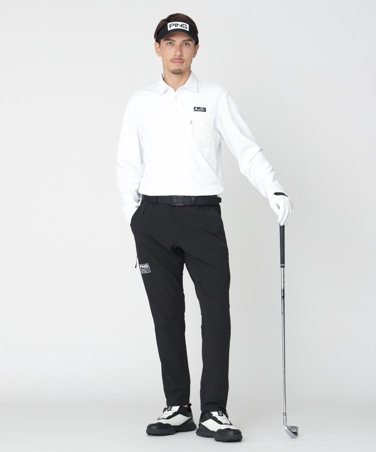 180cm　C:96　W:80　H:93 着用サイズ：L