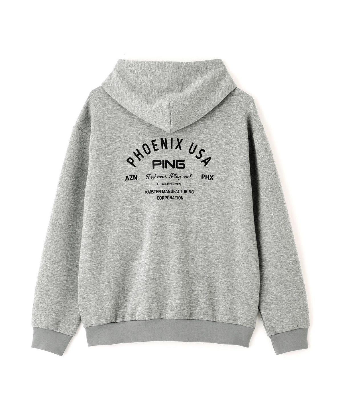 【PING APPAREL】全方向ストレッチダンボールニットフルジップフーディー (MENS)