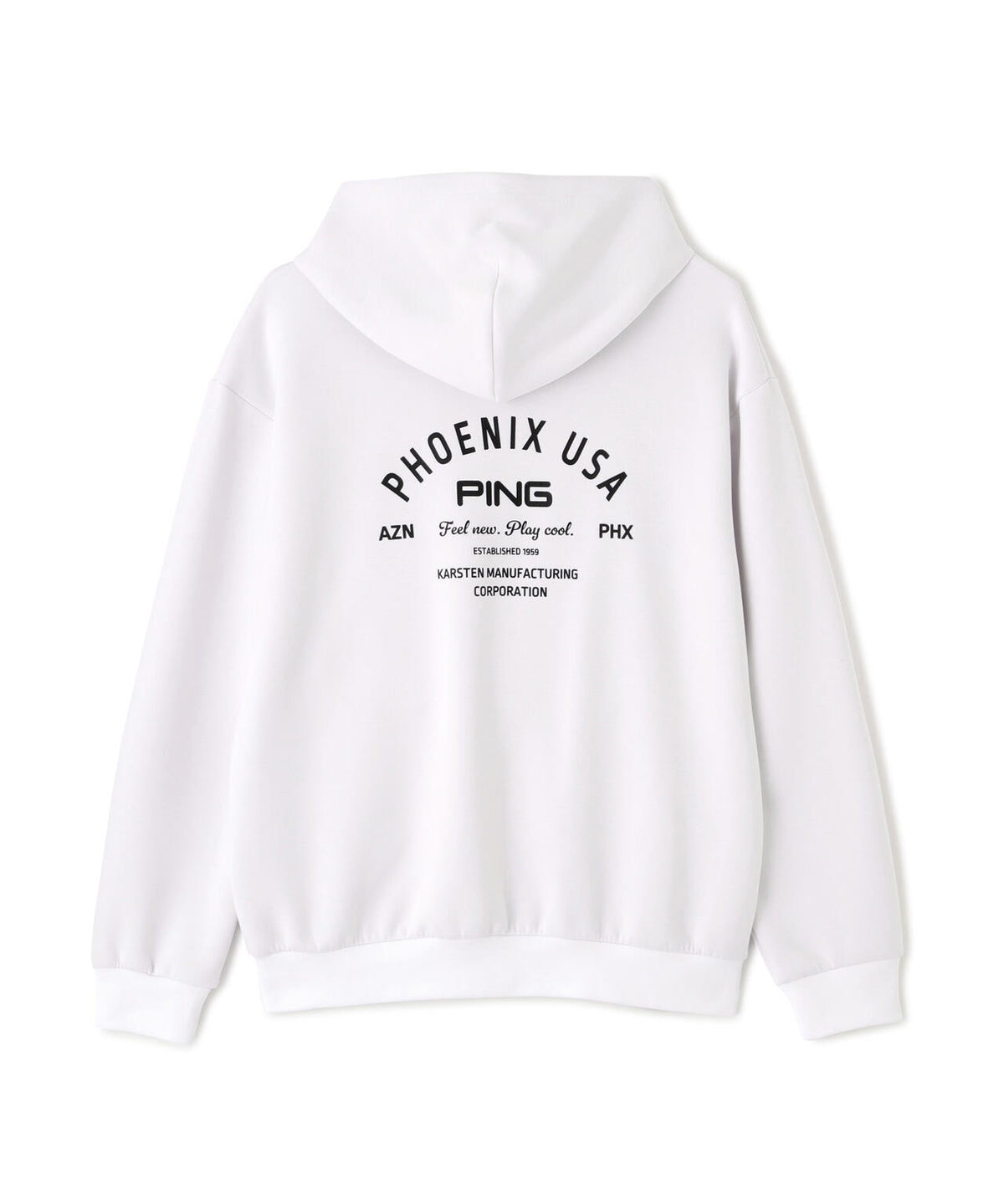 【PING APPAREL】全方向ストレッチダンボールニットフルジップフーディー (MENS)