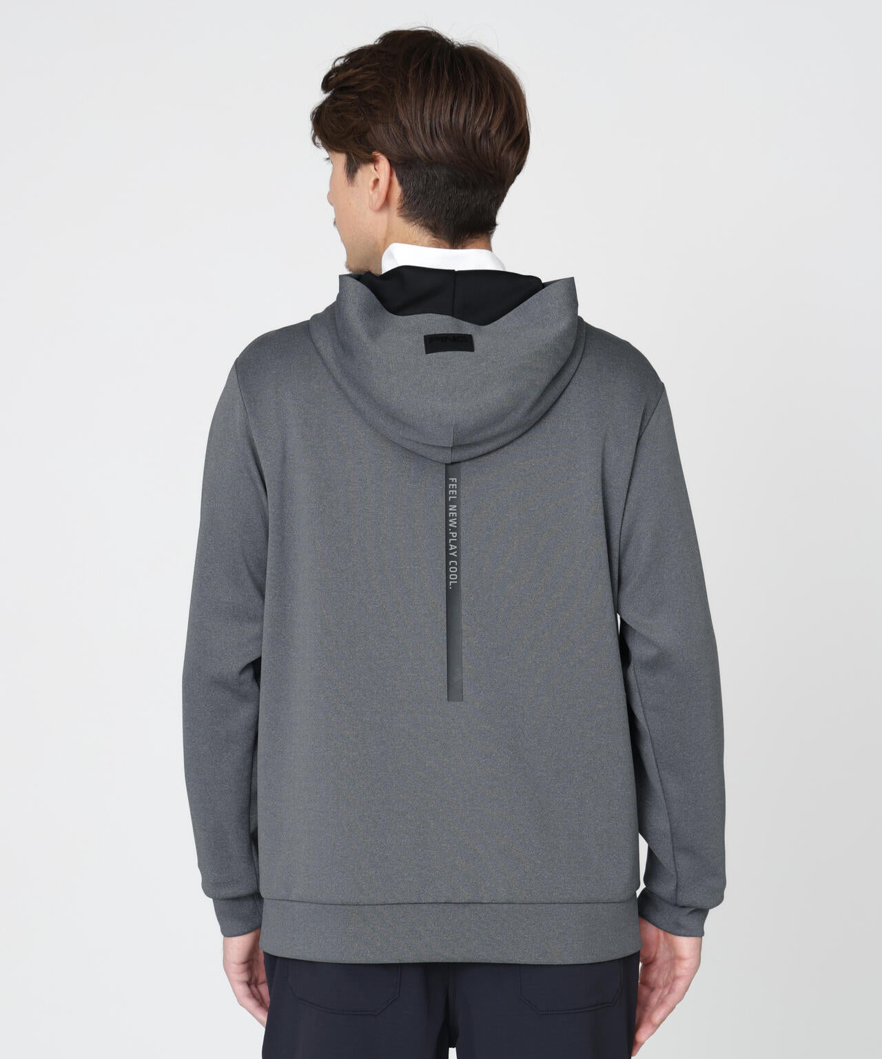 PING APPAREL】全方向ストレッチスウェットプルオーバーフーディー