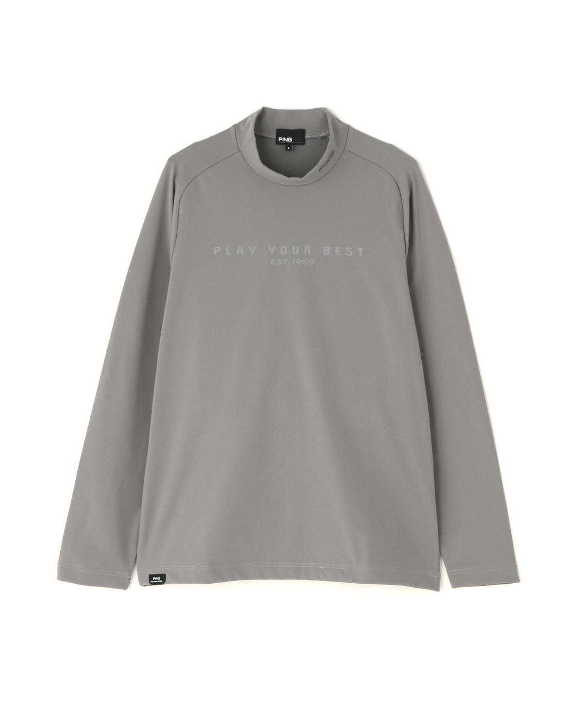 [PING APPAREL] 裏起毛ハイネックシャツ (MENS)
