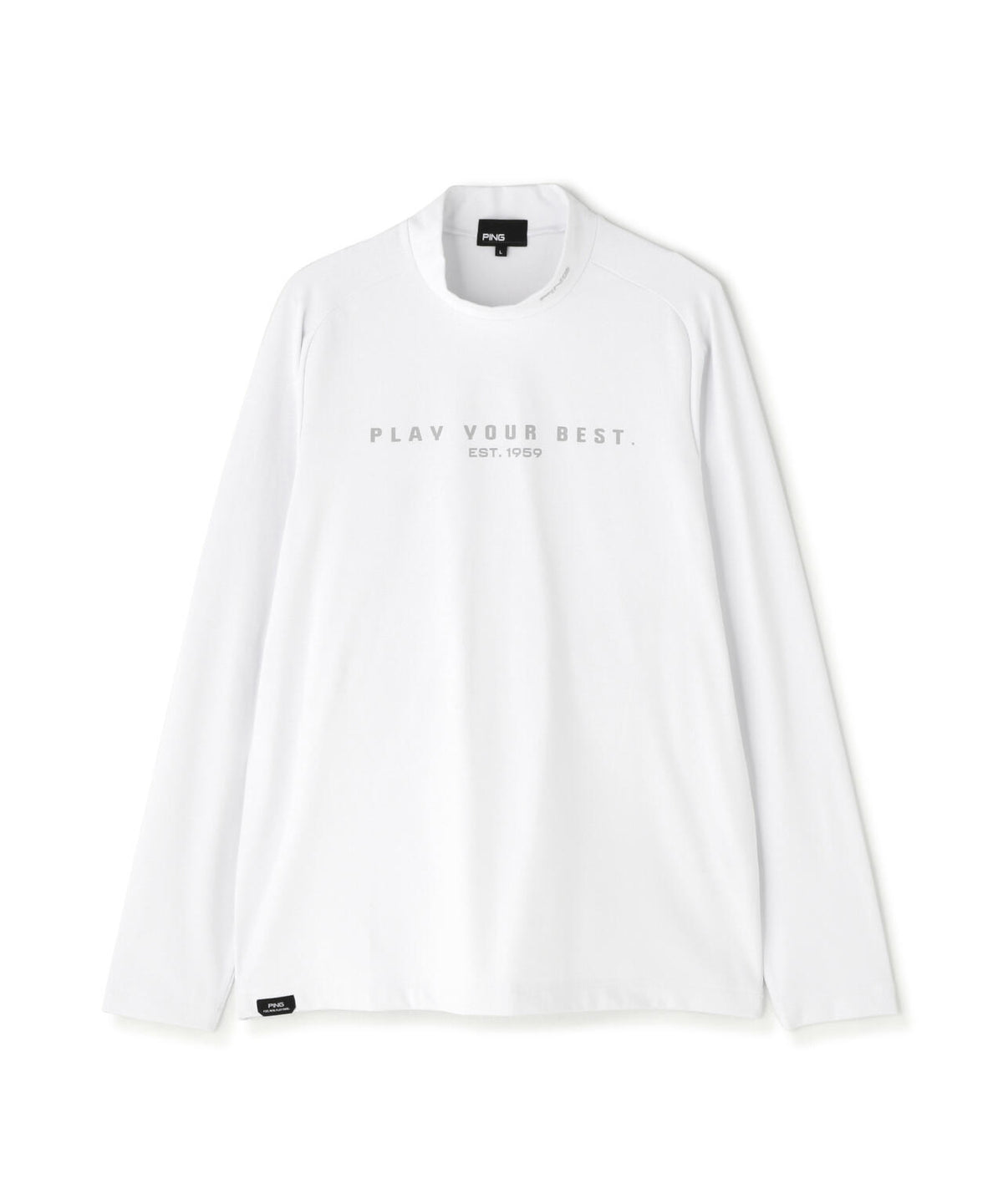 [PING APPAREL] 裏起毛ハイネックシャツ (MENS)