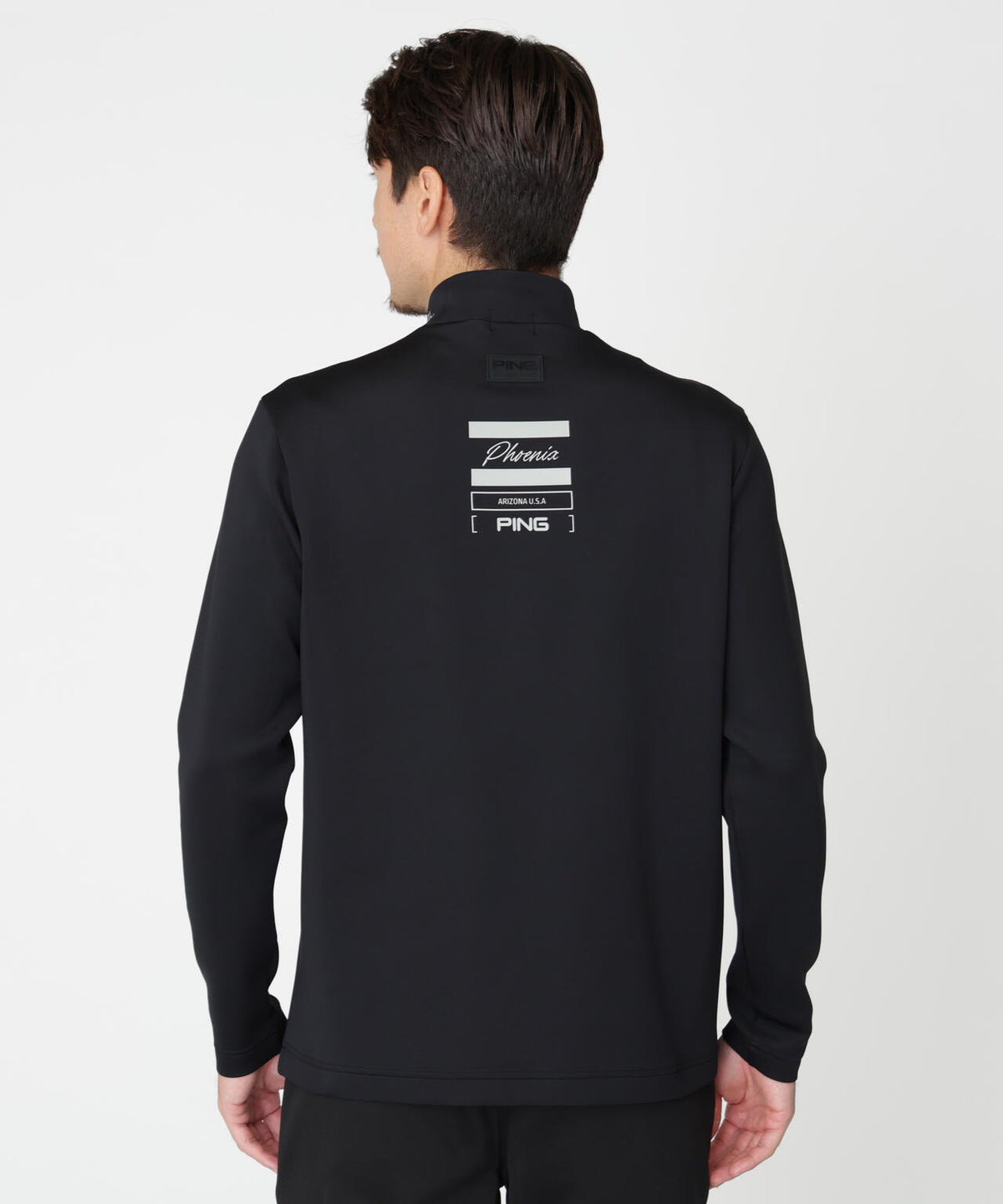 [PING APPAREL] 裏メッシュダンボール長袖ハイネックシャツ (MENS)