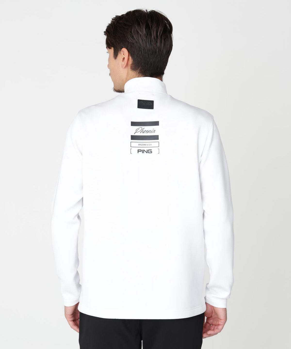 [PING APPAREL] 裏メッシュダンボール長袖ハイネックシャツ (MENS)