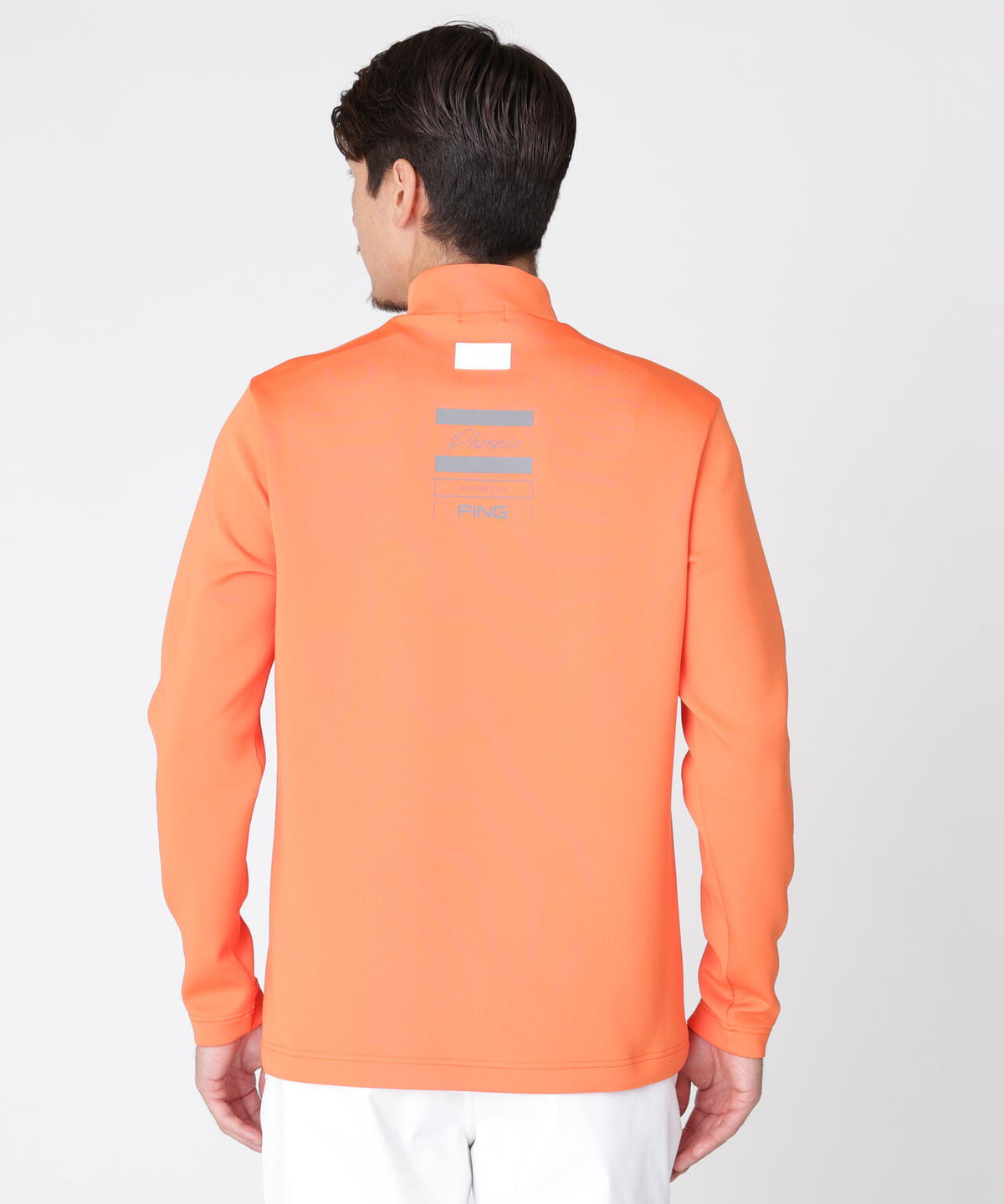 [PING APPAREL] 裏メッシュダンボール長袖ハイネックシャツ (MENS)