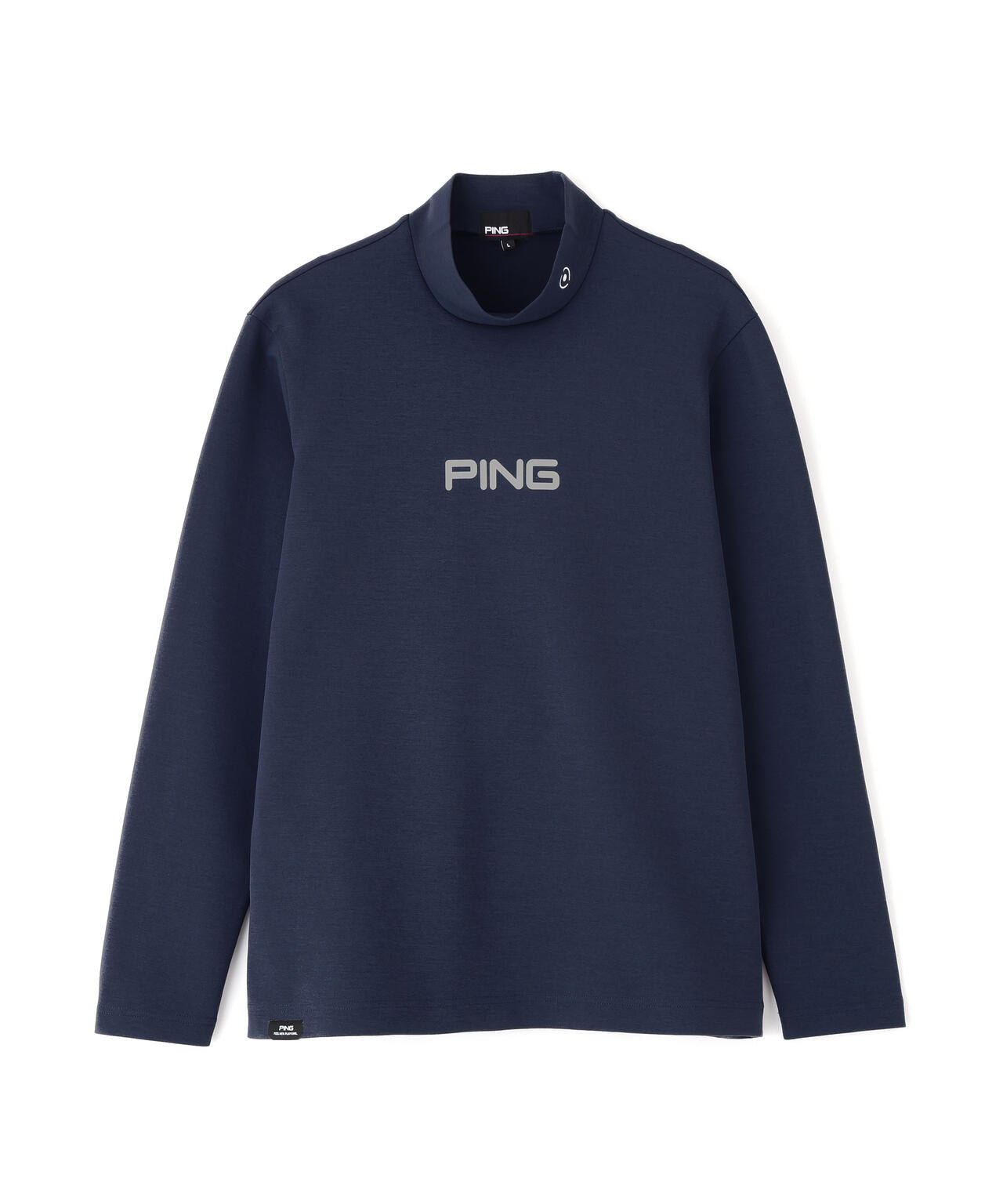 PING APPAREL】ANSERプリントストレッチダンボール長袖ハイネック