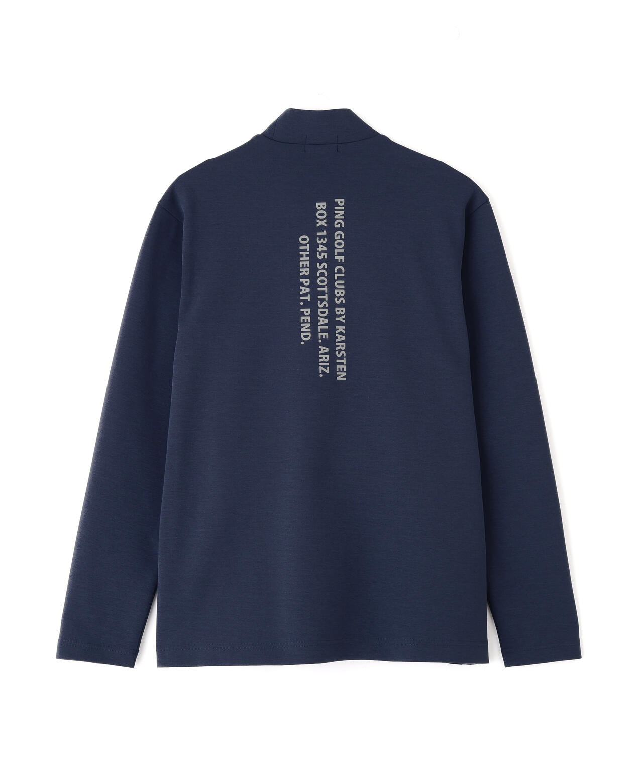 PING APPAREL】ANSERプリントストレッチダンボール長袖ハイネック