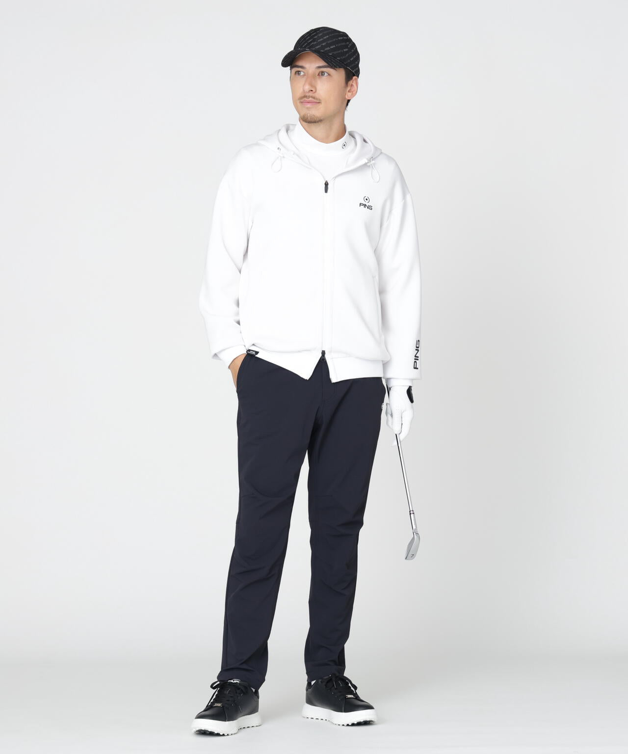 180cm　C:96　W:80　H:93 着用サイズ：L