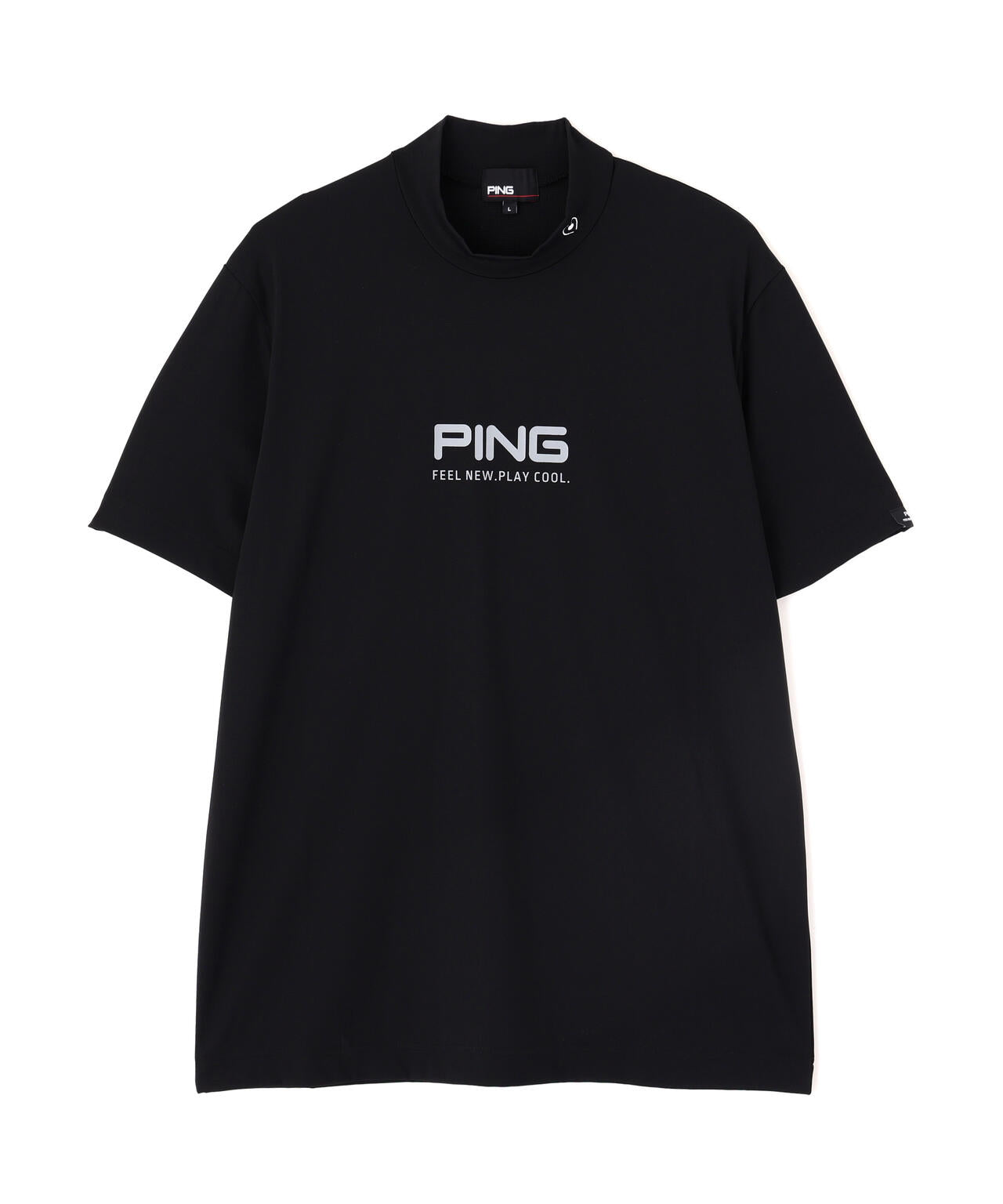 【PING APPAREL】半袖ハイネックシャツ (MENS)