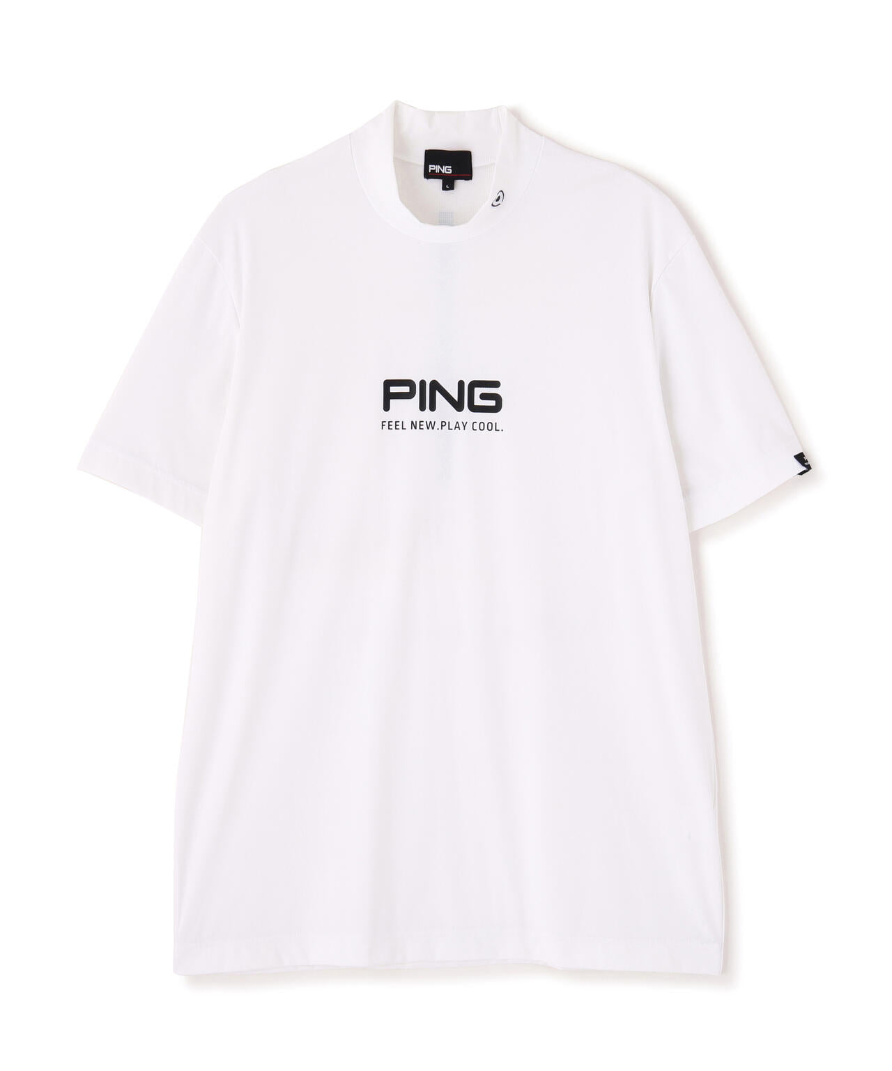 【PING APPAREL】半袖ハイネックシャツ (MENS)