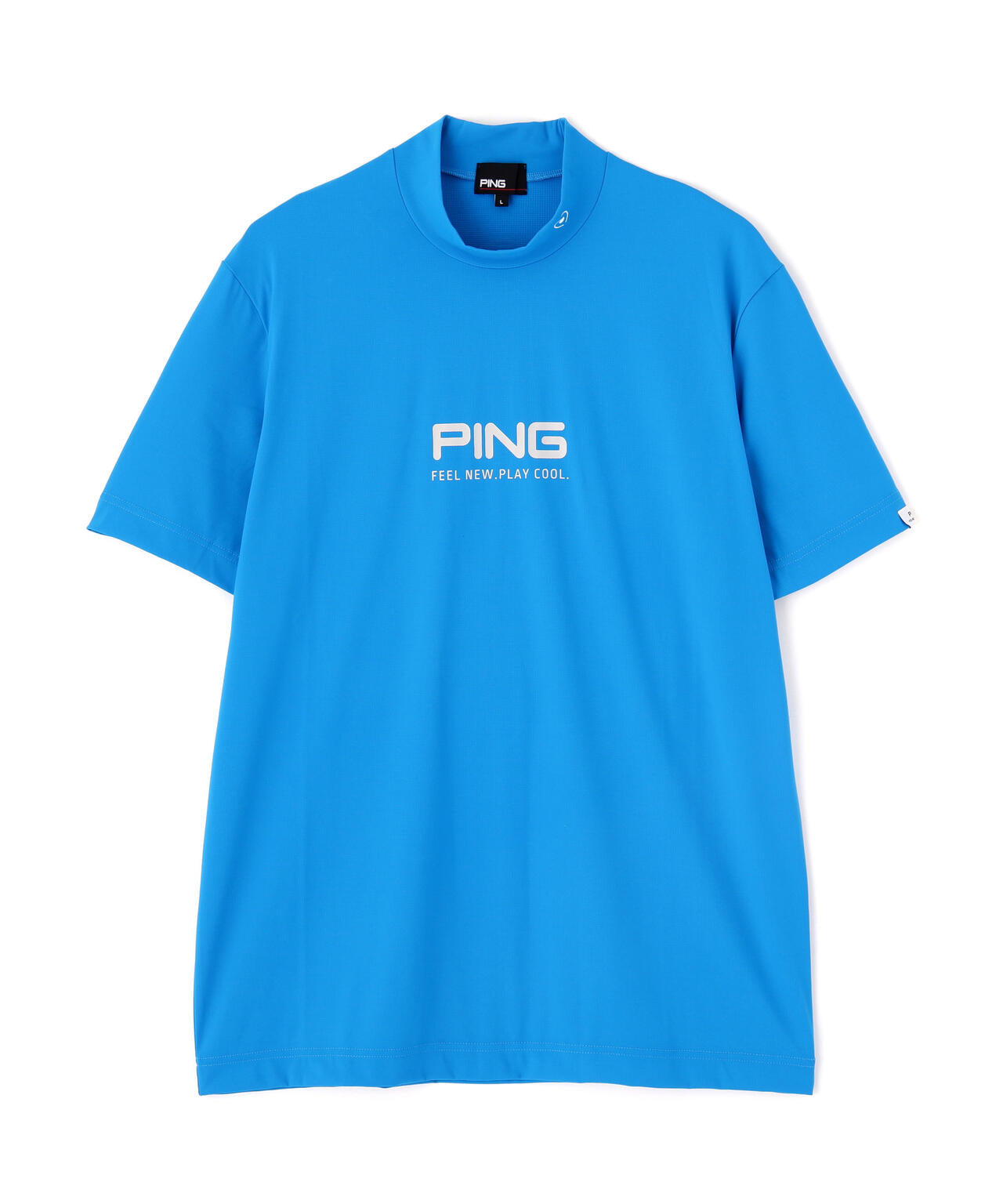 【PING APPAREL】半袖ハイネックシャツ (MENS)