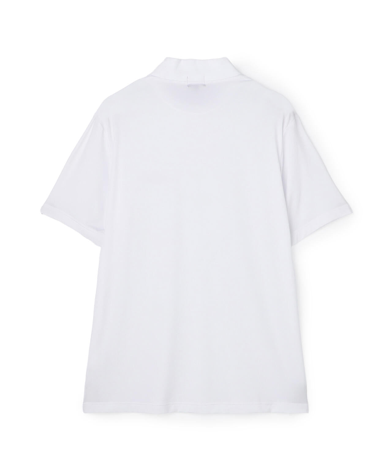 ［PING APPAREL］［接触冷感］ナイロンサッカー衿リブ半袖ハイネックシャツ (MENS)