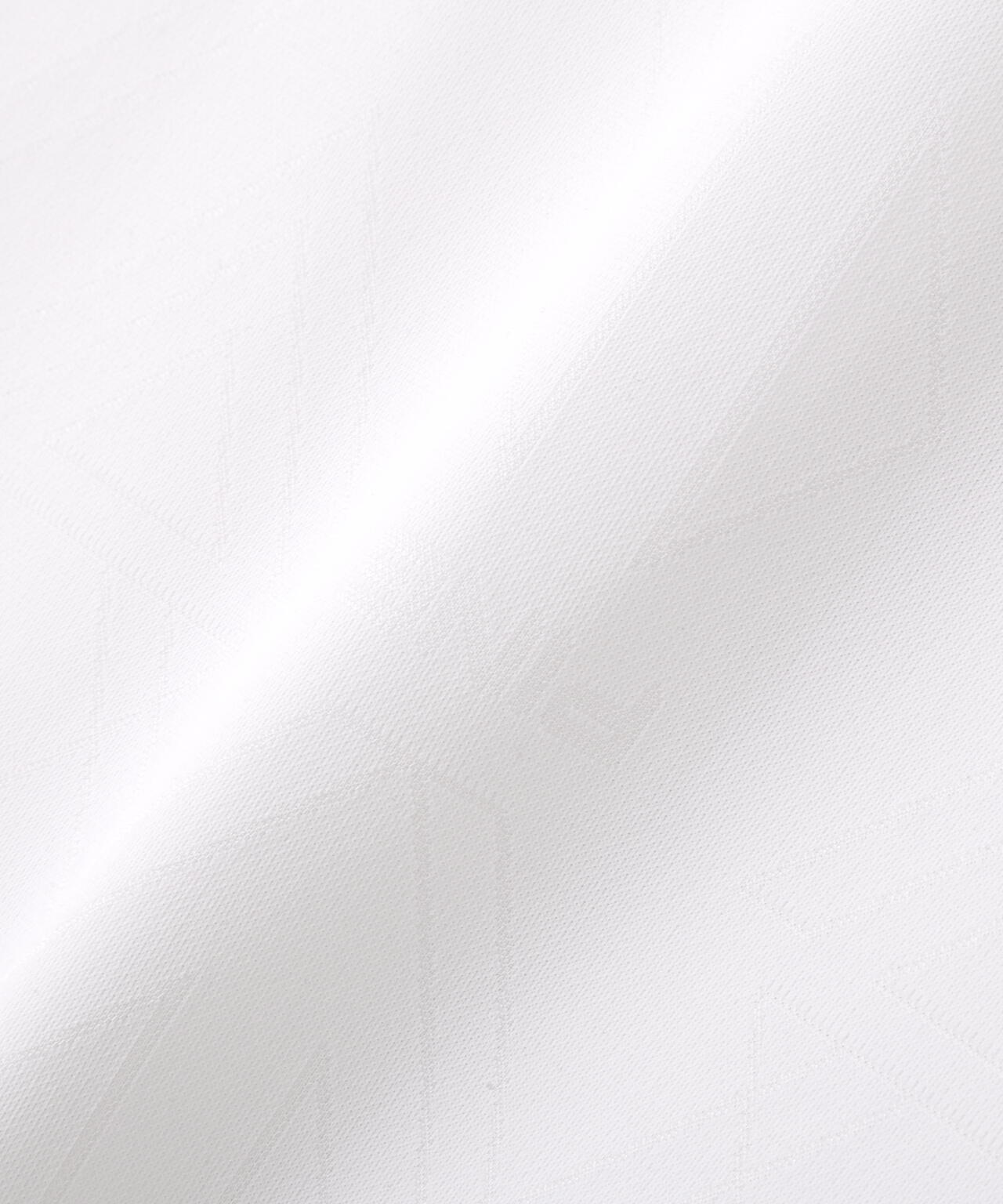 【PING APPAREL】ストレッチダルブラ三角幾何学柄ジャカード半袖ハイネックシャツ (MENS)