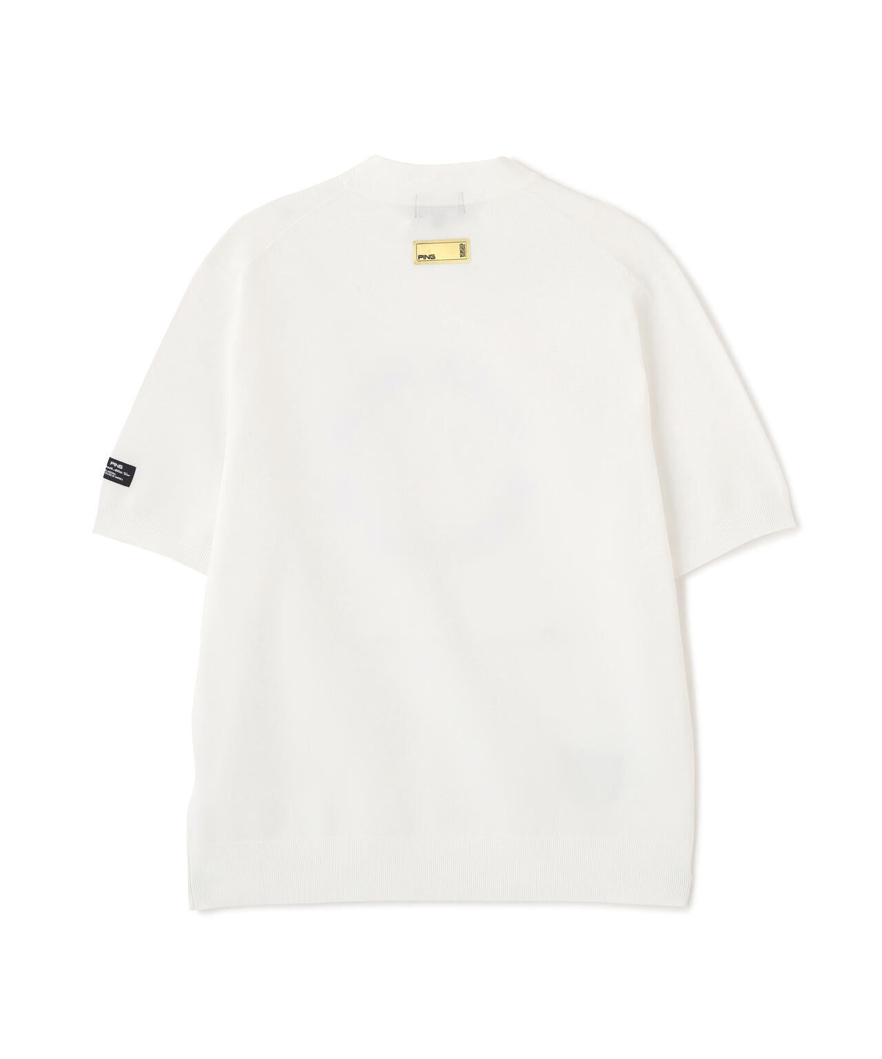 【PING APPAREL】半袖ハイネックニット ＜GOLD＞ (MENS)