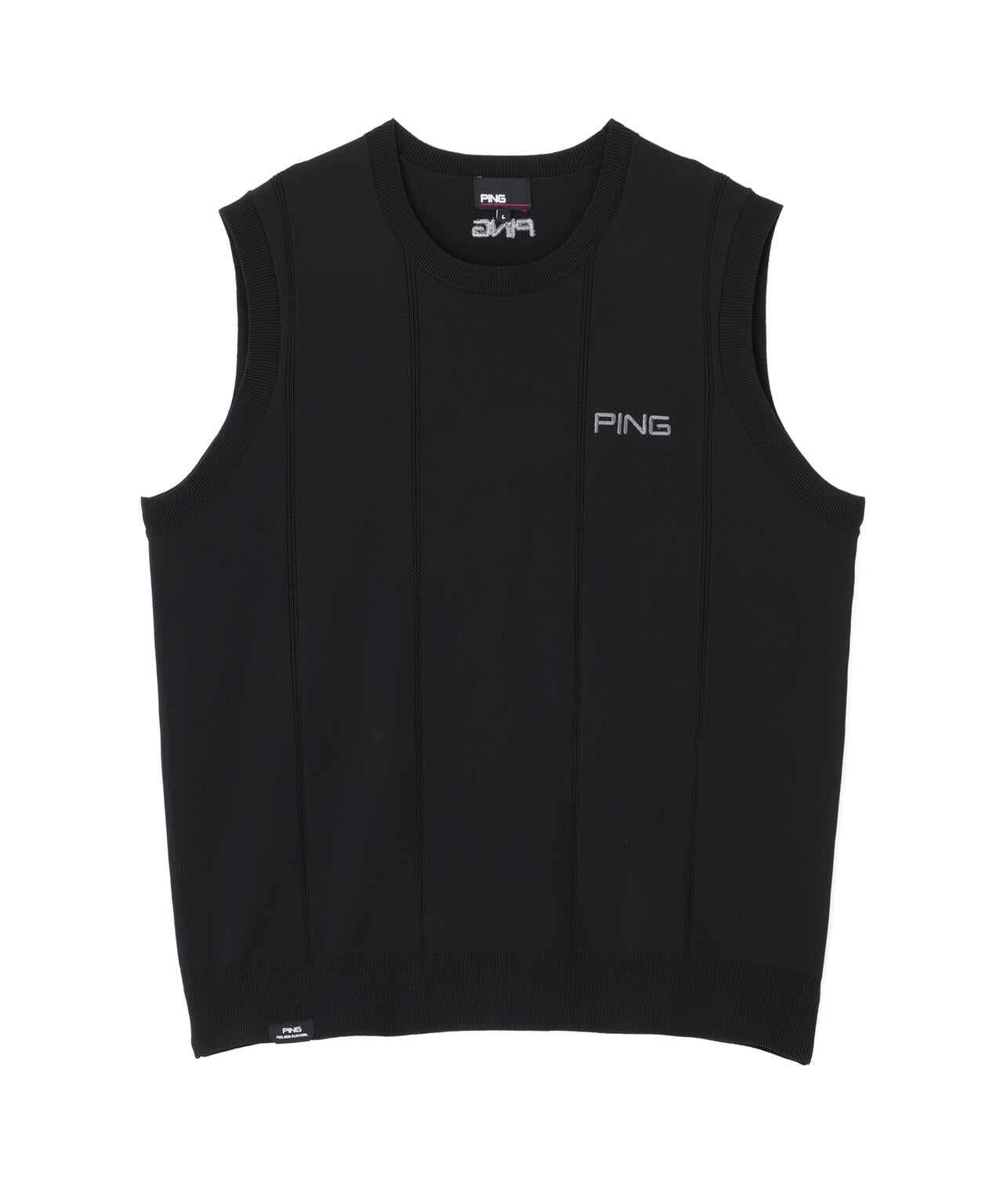 【PING APPAREL】クルーネックニットベスト (MENS)