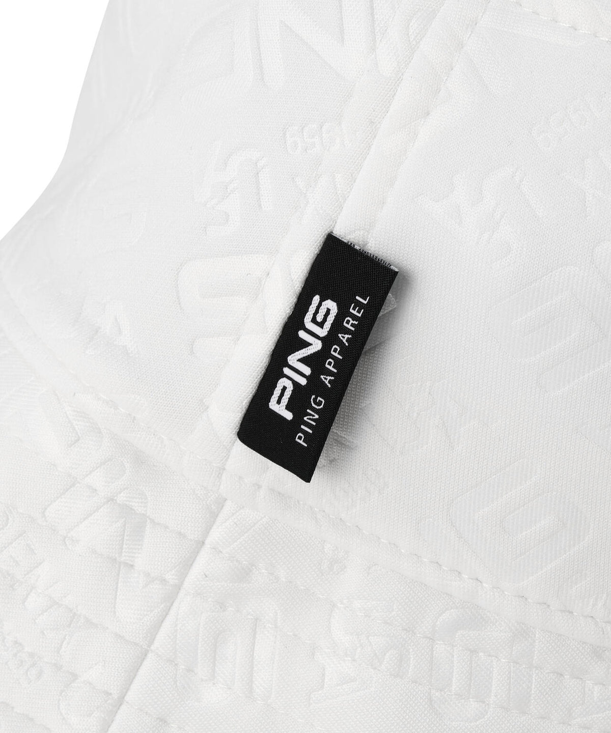 【PING APPAREL】ツイルエンボス柄ハット (MENS)