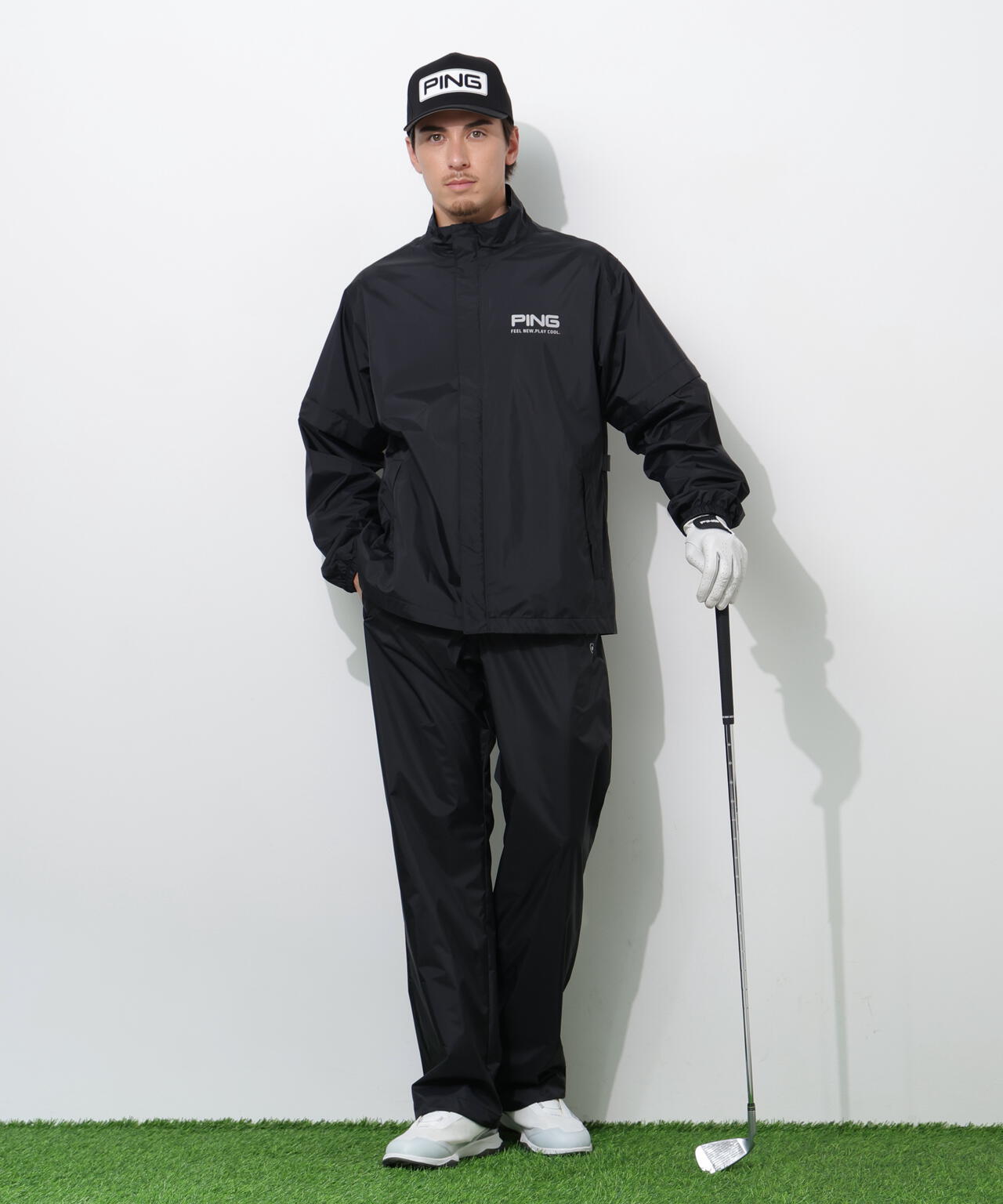 PING ゴルフウェア セットアップ ブラック Lサイズ PING APPAREL】レインウェアセット (MENS) | PING（ピン） ｜【公式