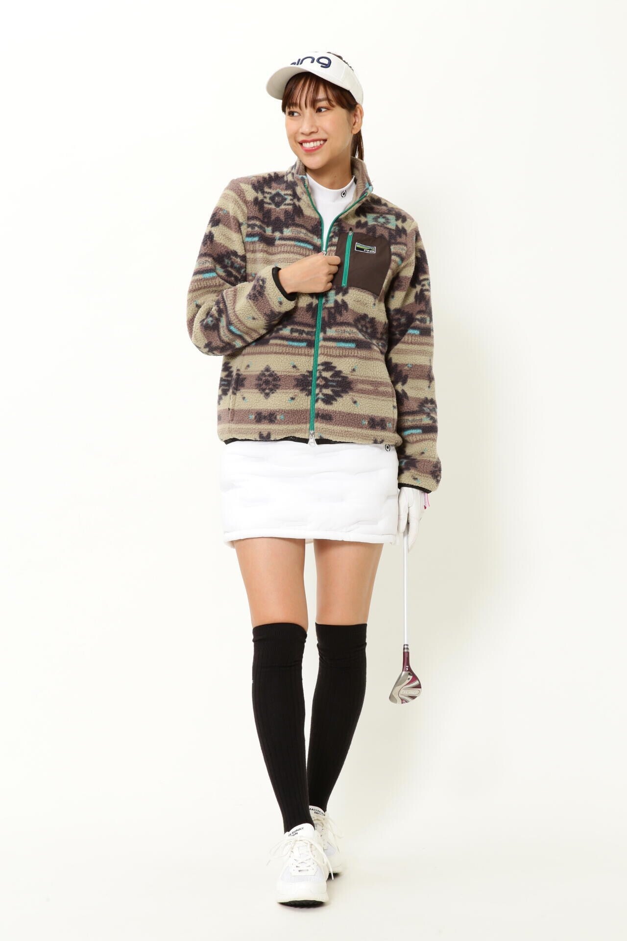 【PING APPAREL】接結中綿スカート＜NATIVE＞ (LADIES)