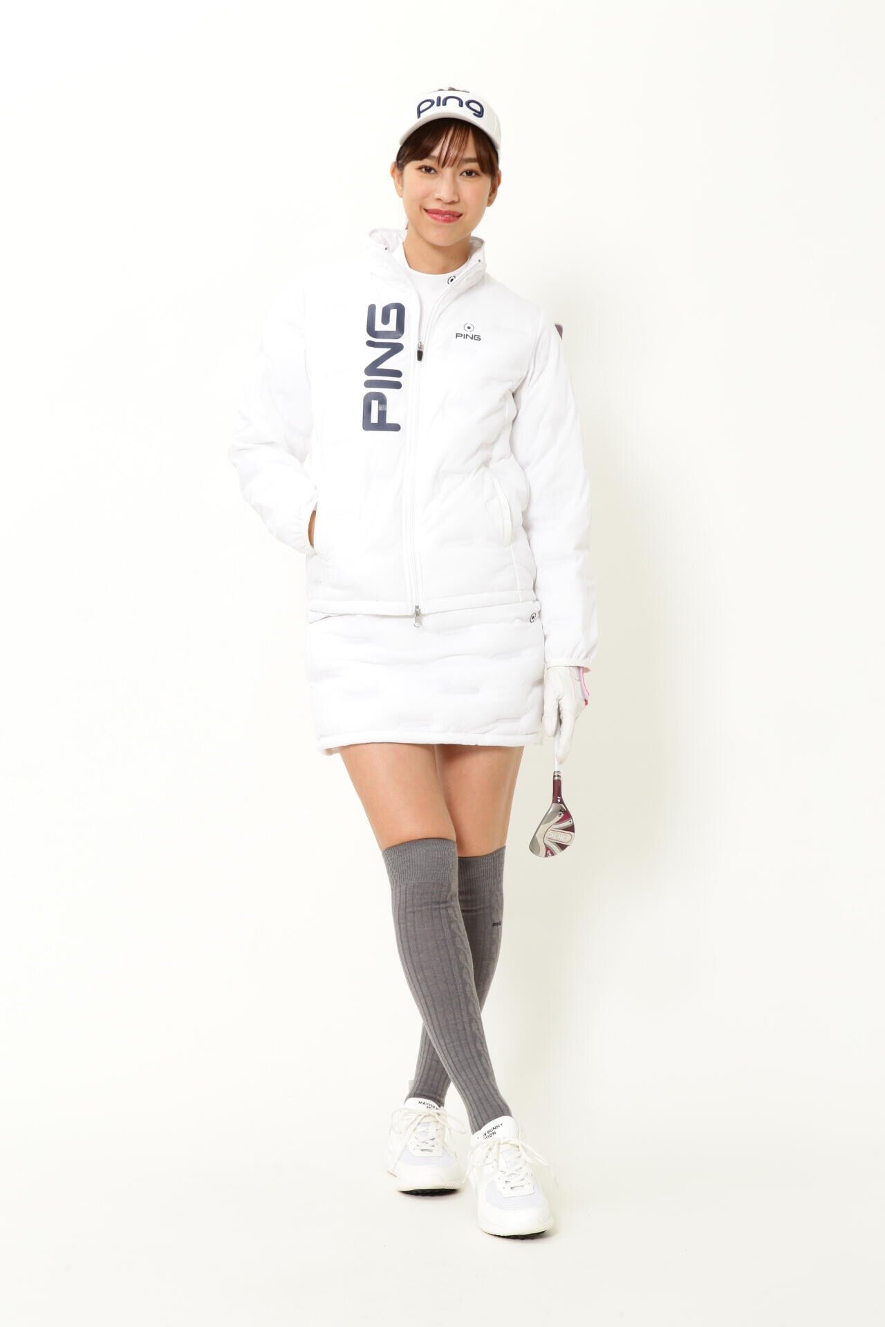 【PING APPAREL】接結中綿スカート＜NATIVE＞ (LADIES)