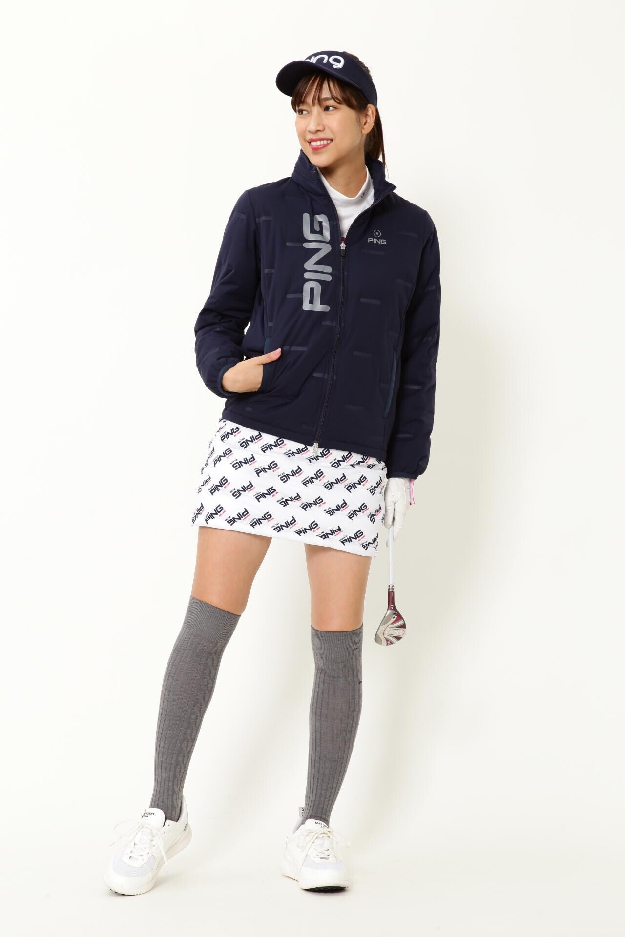 【PING APPAREL】接結中綿スカート＜NATIVE＞ (LADIES)