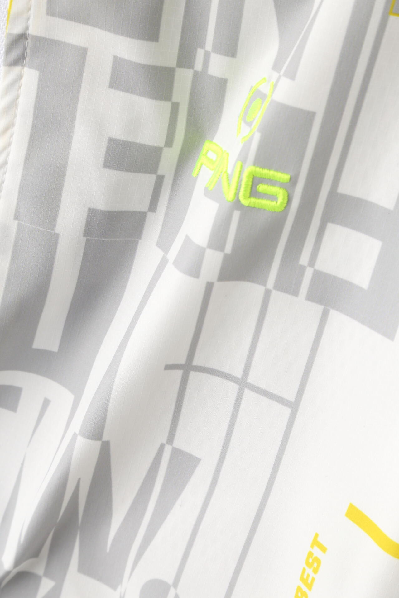 【PING APPAREL】デジタルノイズプリントリップ撥水総裏メッシュフーディブルゾン ＜PERFORMANCE＞ (LADIES)