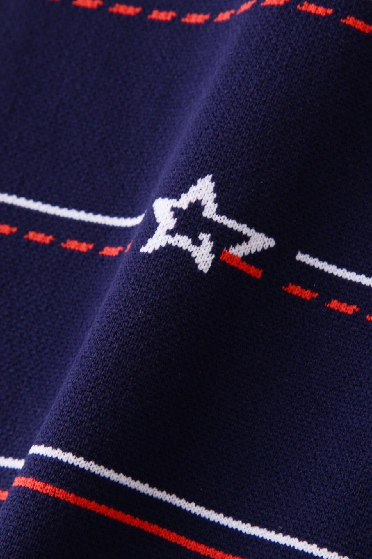 【PING APPAREL】アリゾナボーダージャガードモックネックニットワンピース ＜NATIVE＞ (LADIES)