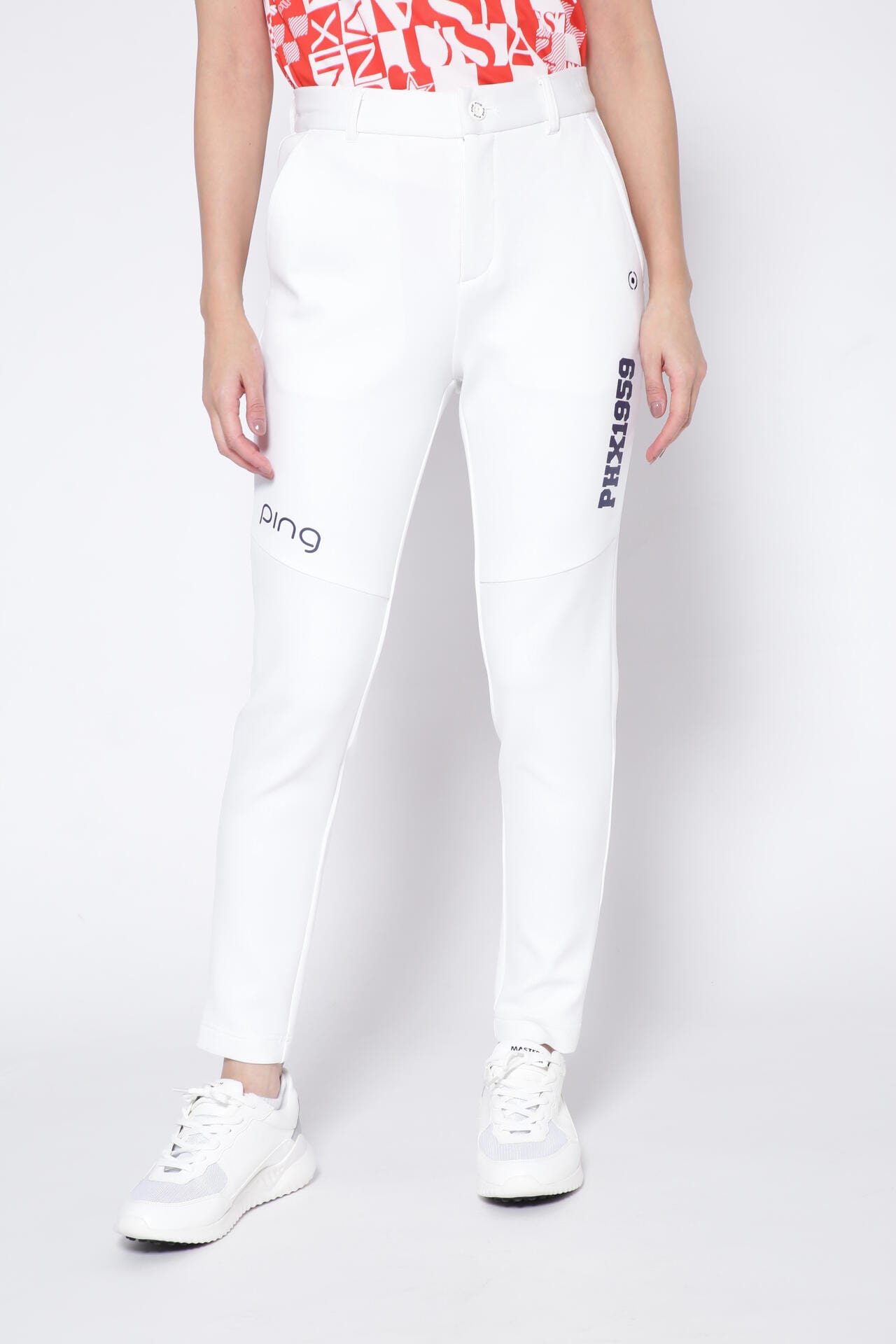 PING APPAREL】リサイクルスキューバテーパードパンツ ＜NATIVE