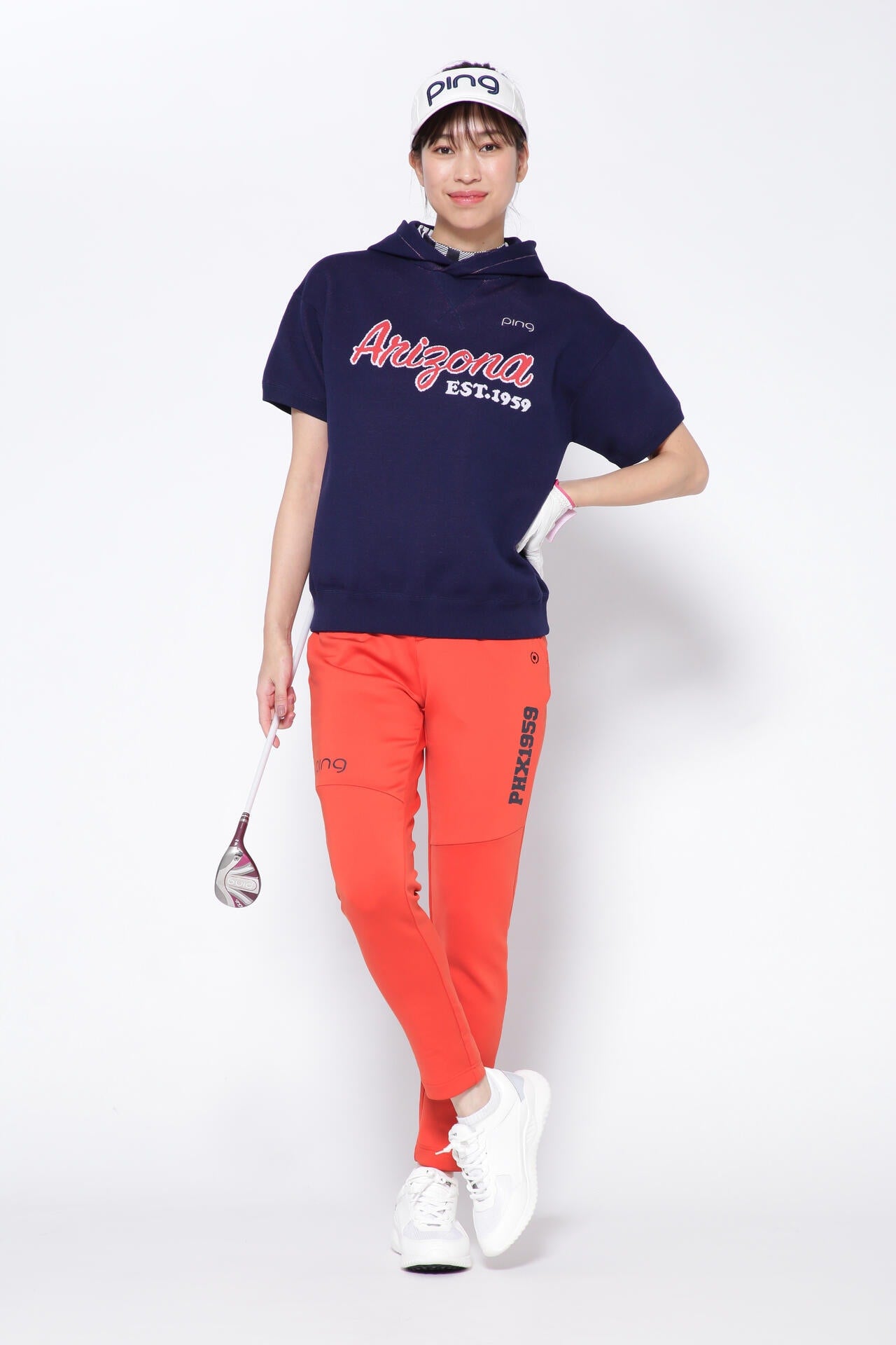 Pingリサイクルスキューバテーパードパンツ PING APPAREL】リサイクルスキューバテーパードパンツ ＜NATIVE