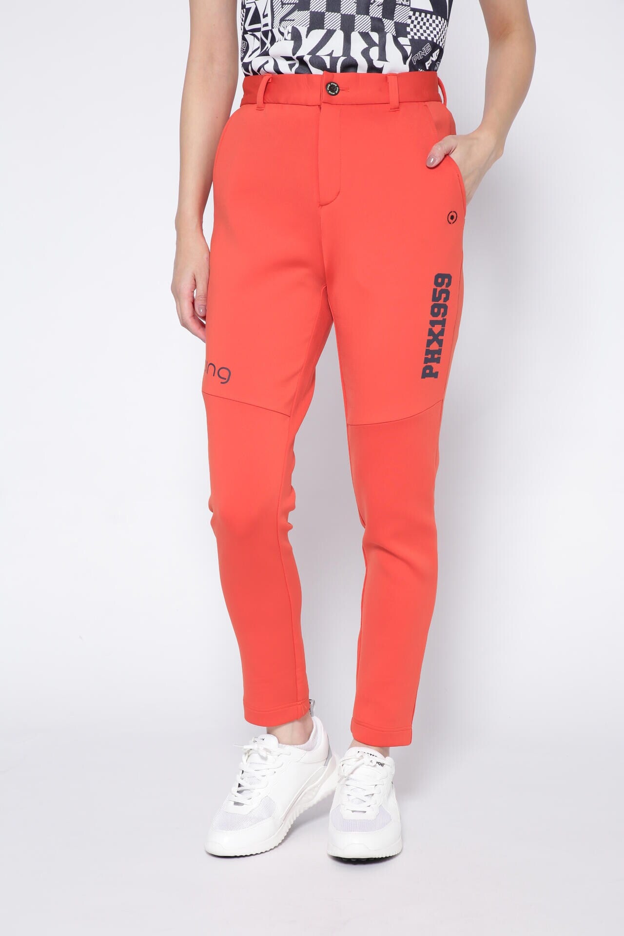 PING APPAREL】リサイクルスキューバテーパードパンツ ＜NATIVE