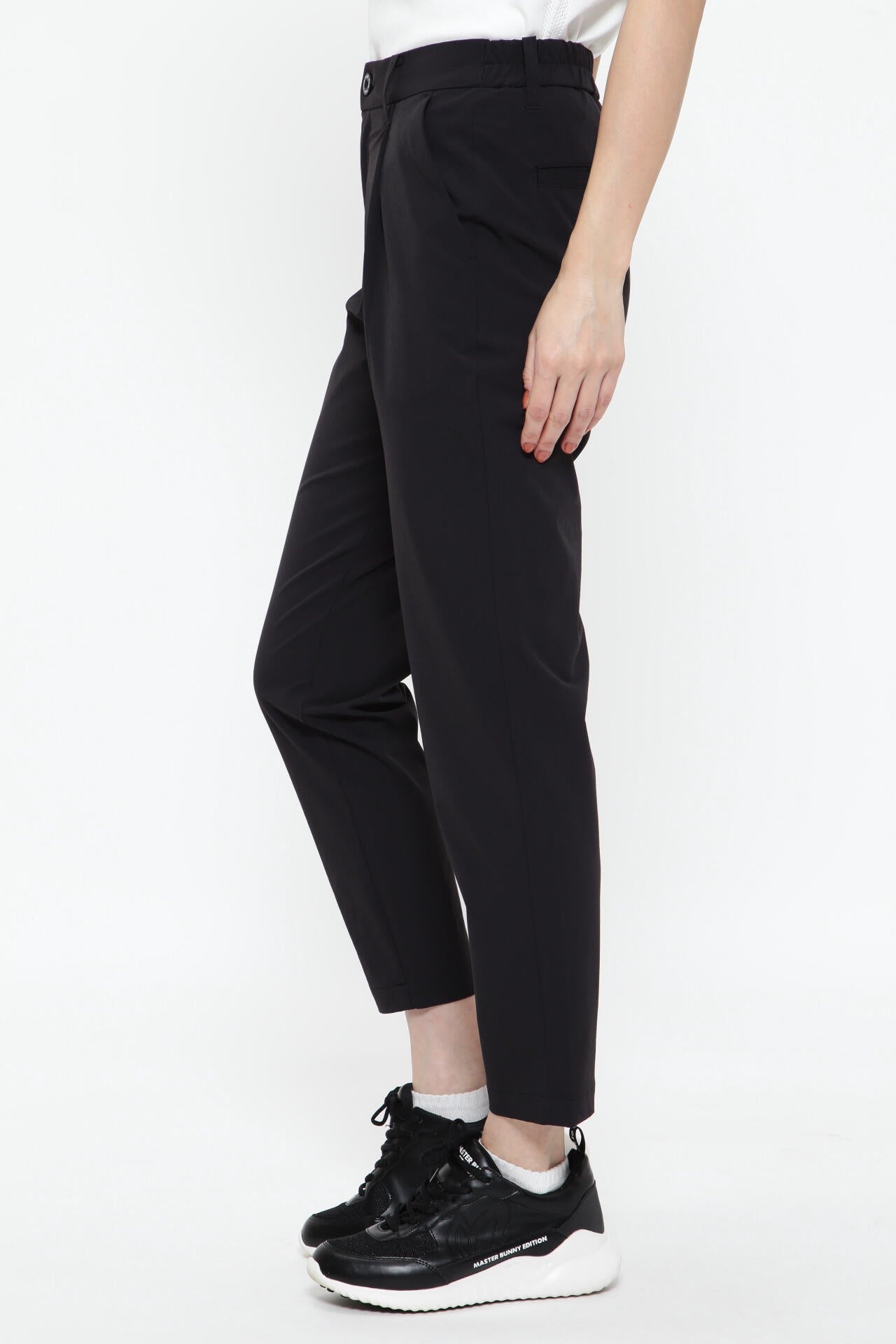 PING APPAREL】ナイロンリップストレッチテーパードパンツ ＜GOLD