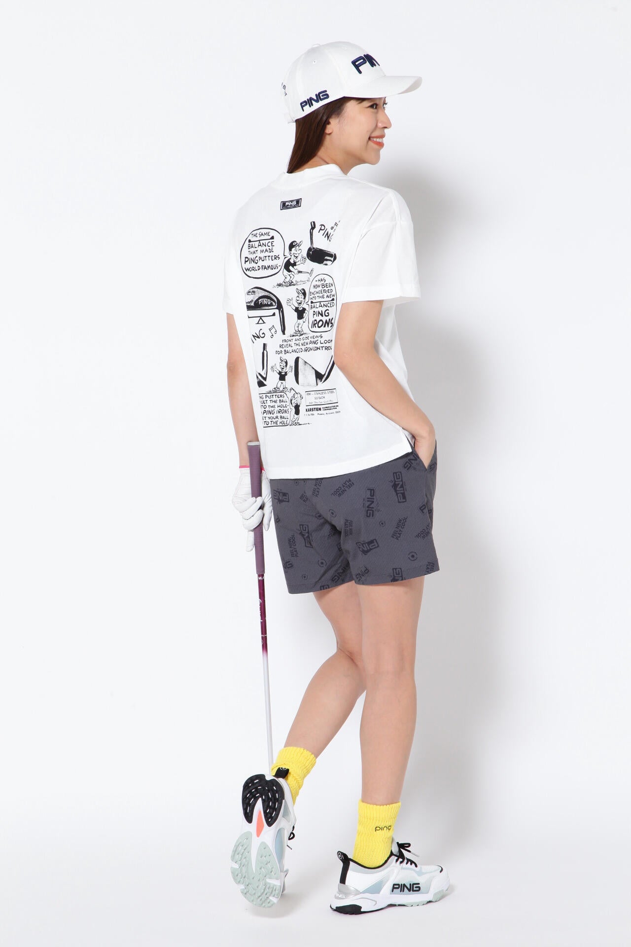 【PING APPAREL】【直営店舗・公式オンライン限定】アリゾナトータル柄 ショートパンツ ＜NATIVE＞ (MENS)