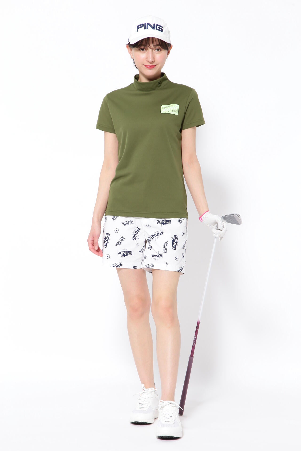 【PING APPAREL】【直営店舗・公式オンライン限定】アリゾナトータル柄 ショートパンツ ＜NATIVE＞ (MENS)