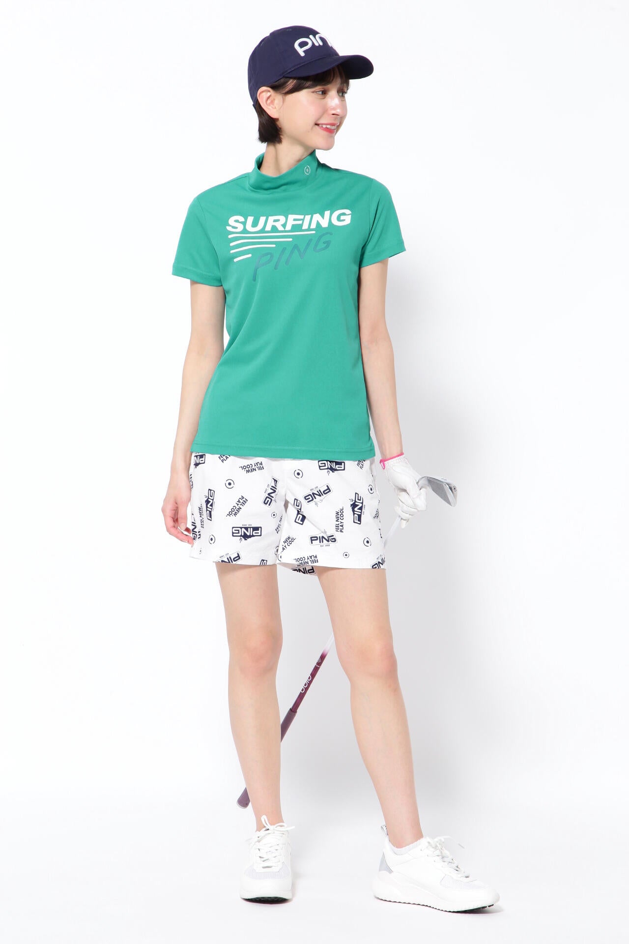 【PING APPAREL】【直営店舗・公式オンライン限定】アリゾナトータル柄 ショートパンツ ＜NATIVE＞ (MENS)