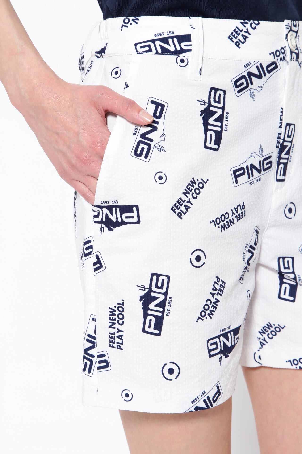 【PING APPAREL】【直営店舗・公式オンライン限定】アリゾナトータル柄 ショートパンツ ＜NATIVE＞ (MENS)