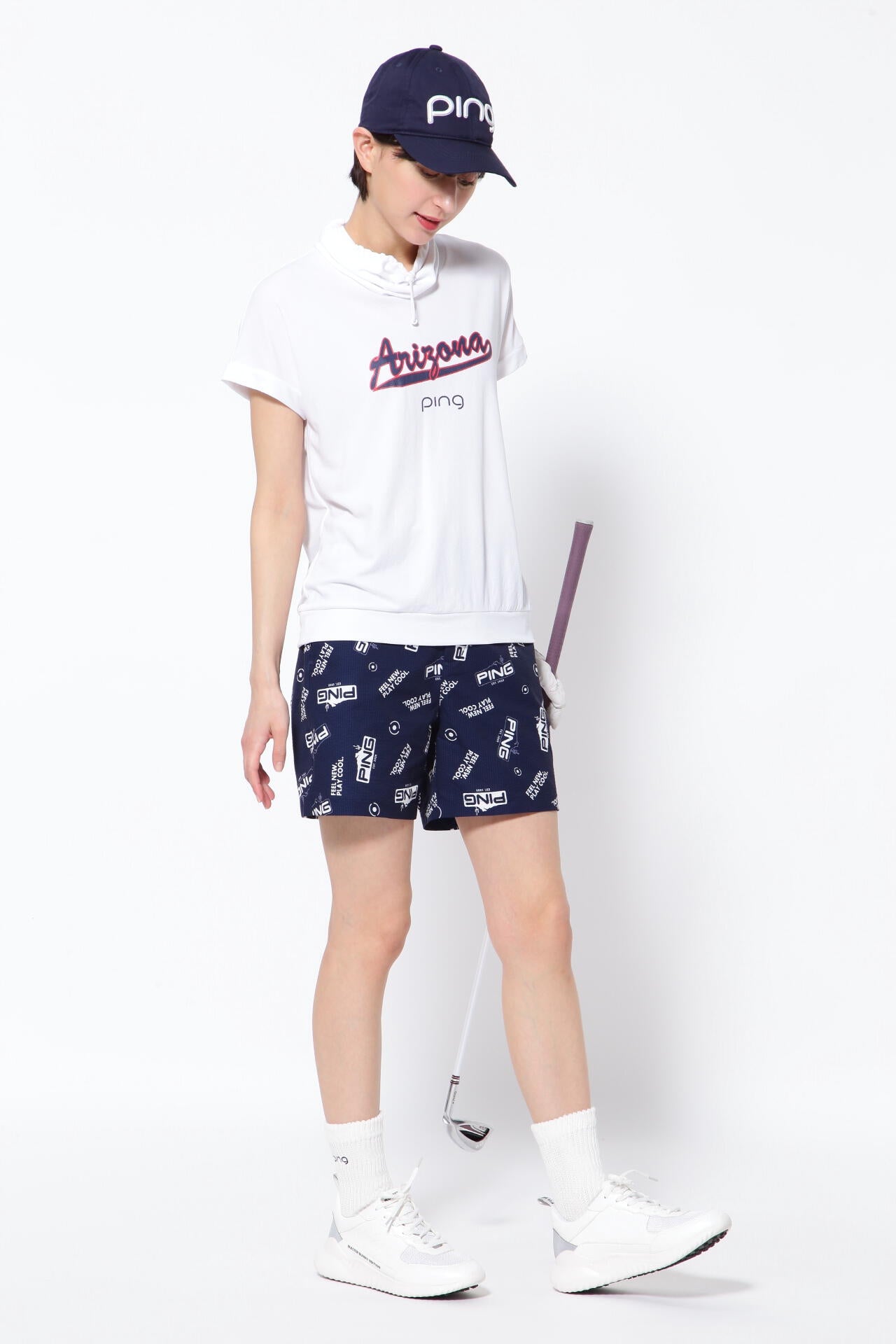 【PING APPAREL】【直営店舗・公式オンライン限定】アリゾナトータル柄 ショートパンツ ＜NATIVE＞ (MENS)