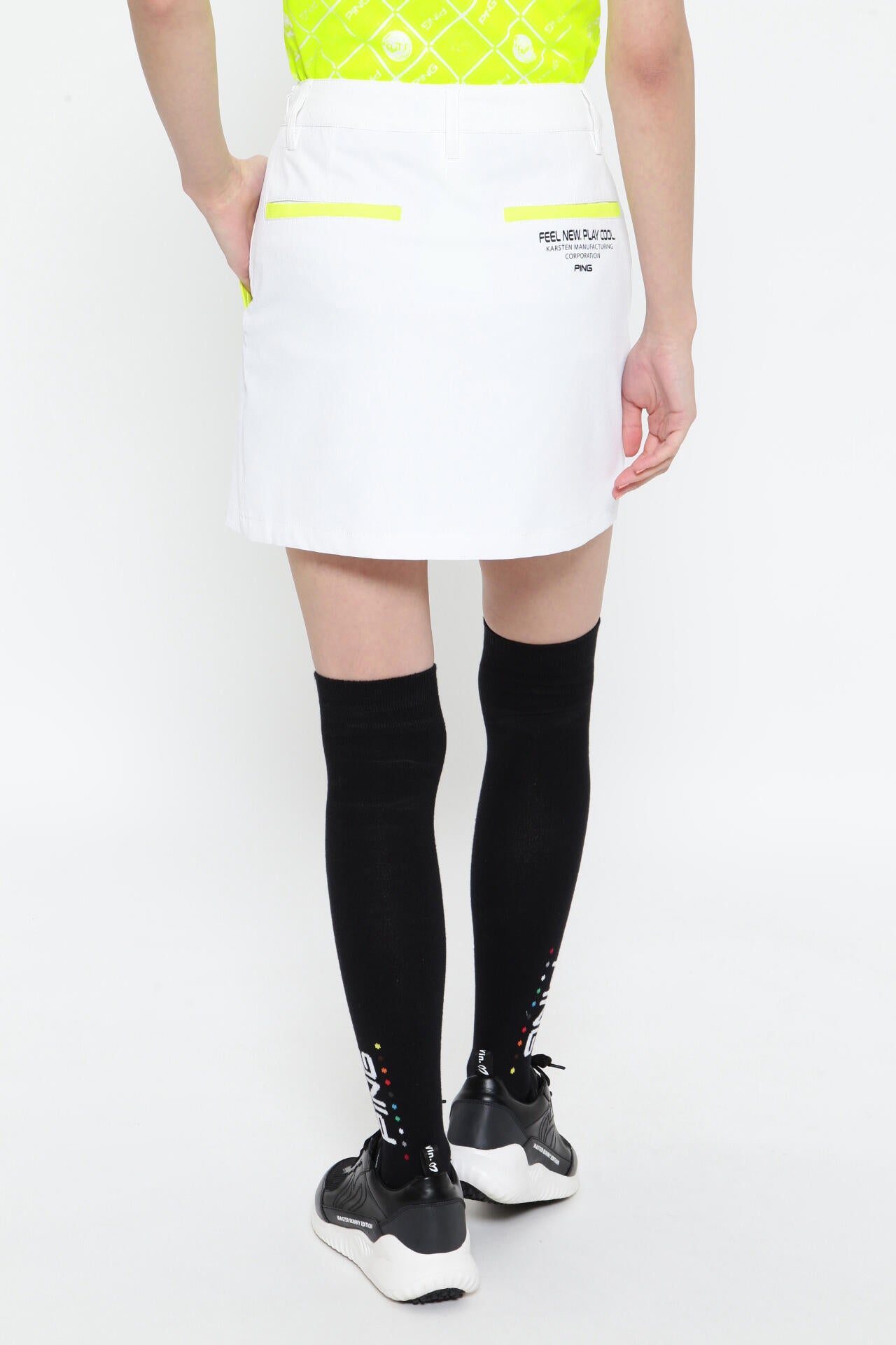 【PING APPAREL】吸水速乾 UV 冷感 バックドビーストレッチスカート ＜PERFORMANCE＞ (LADIES)
