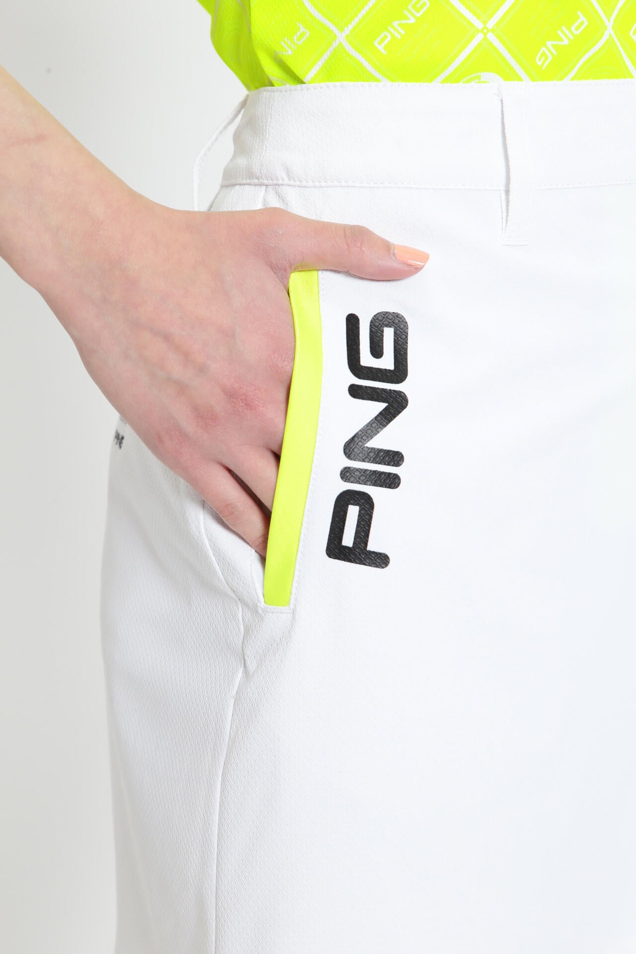 【PING APPAREL】吸水速乾 UV 冷感 バックドビーストレッチスカート ＜PERFORMANCE＞ (LADIES)