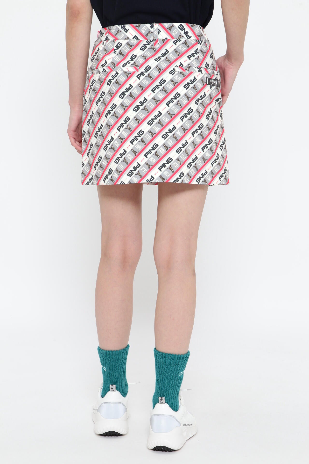 【PING APPAREL】Mr.PING バイアスプリントスカート ＜NATIVE＞ (LADIES)