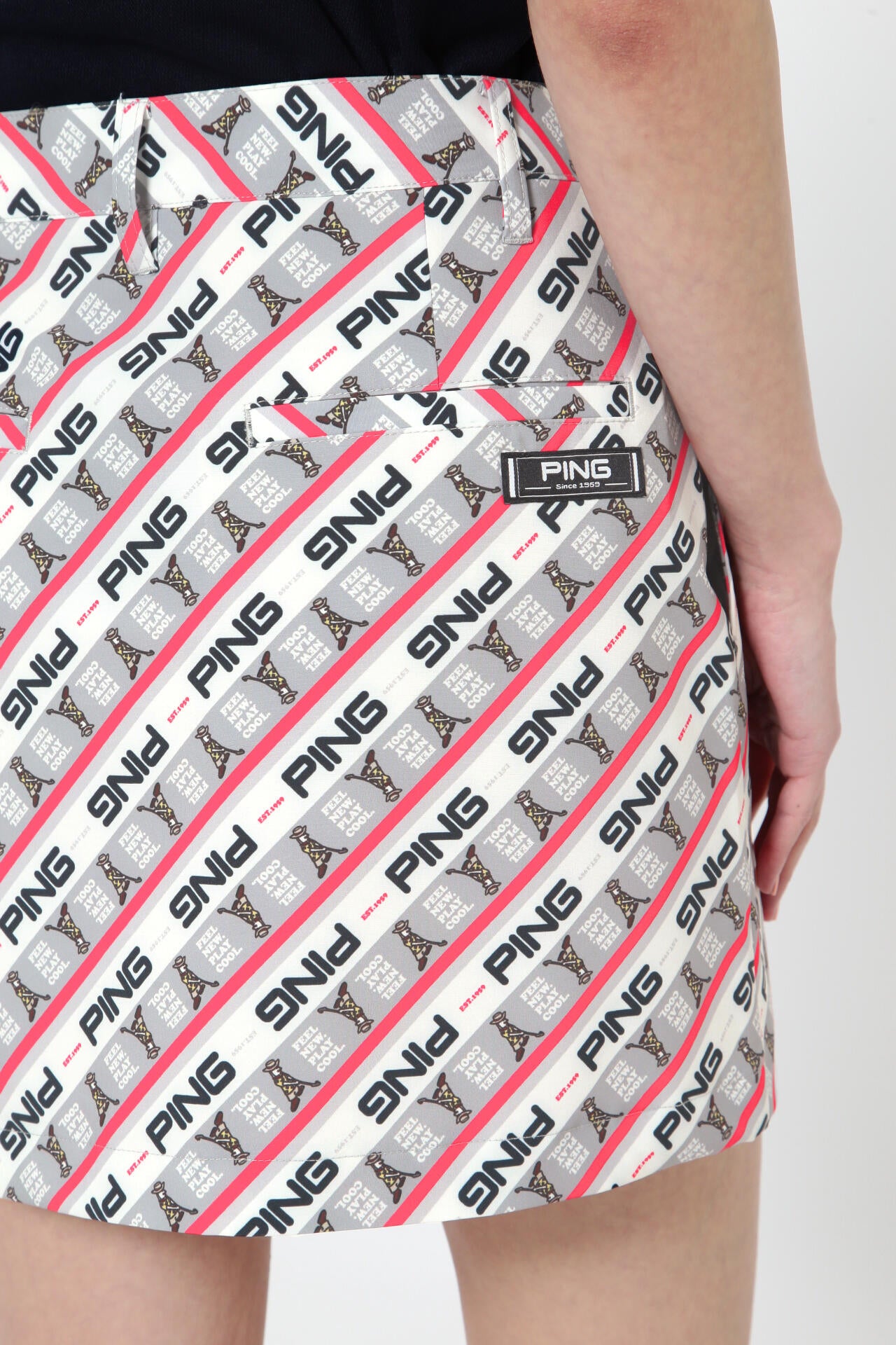 【PING APPAREL】Mr.PING バイアスプリントスカート ＜NATIVE＞ (LADIES)