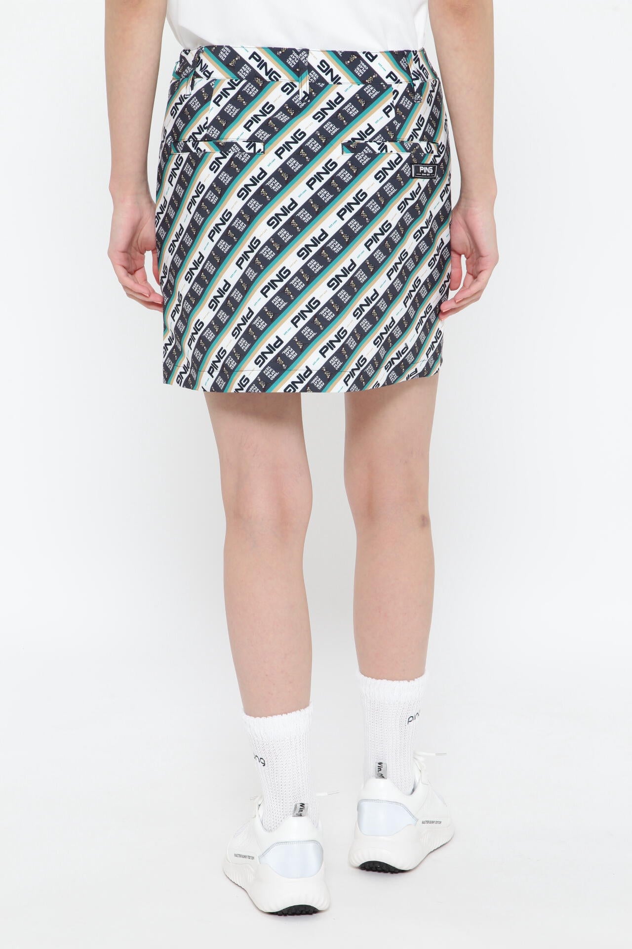 【PING APPAREL】Mr.PING バイアスプリントスカート ＜NATIVE＞ (LADIES)