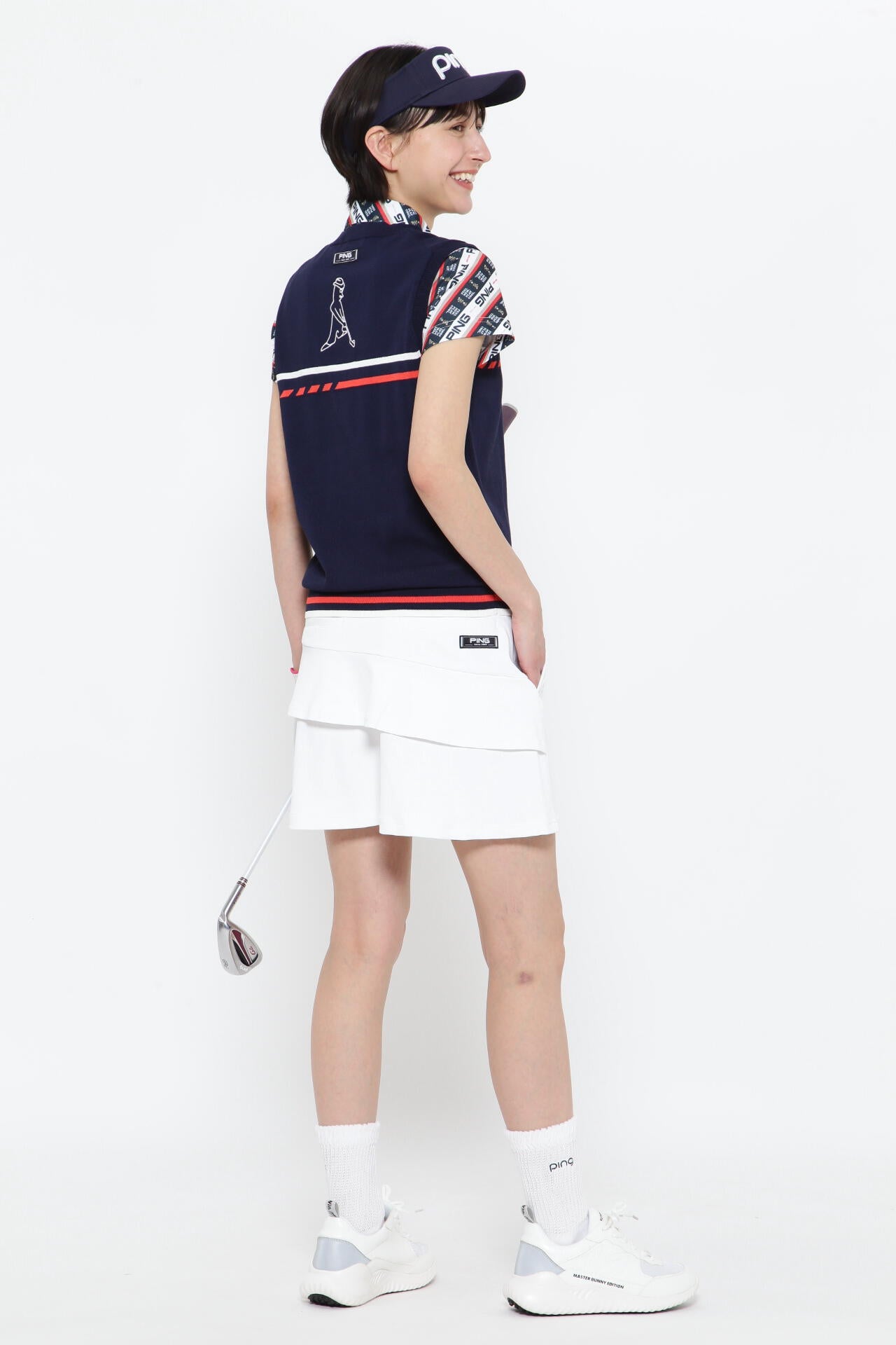 【PING APPAREL】ティアードスカート ＜NATIVE＞ (LADIES)