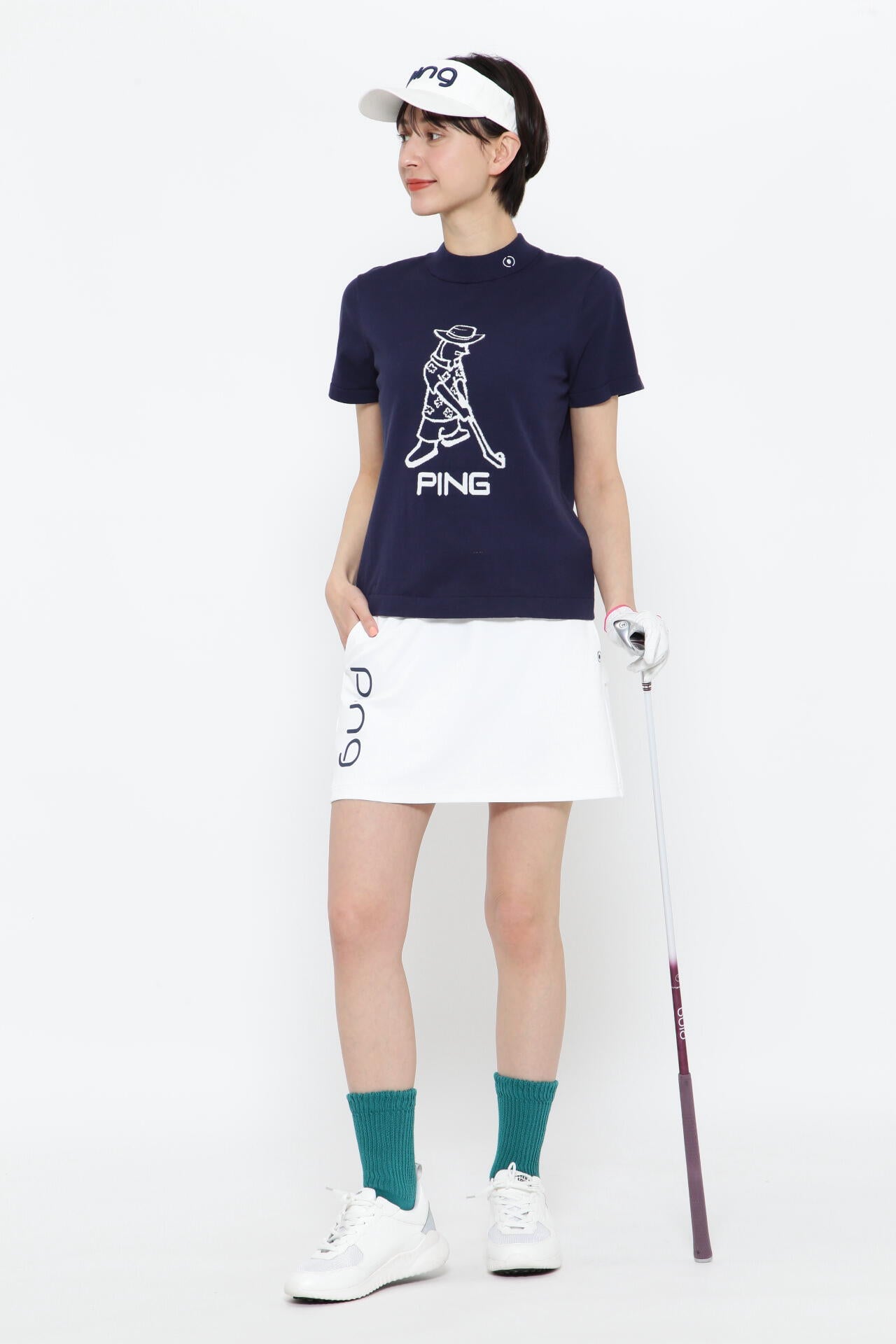 【PING APPAREL】ティアードスカート ＜NATIVE＞ (LADIES)