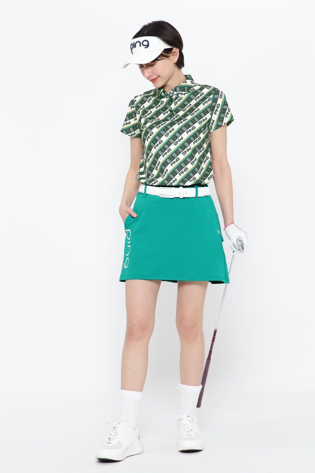 【PING APPAREL】ティアードスカート ＜NATIVE＞ (LADIES)