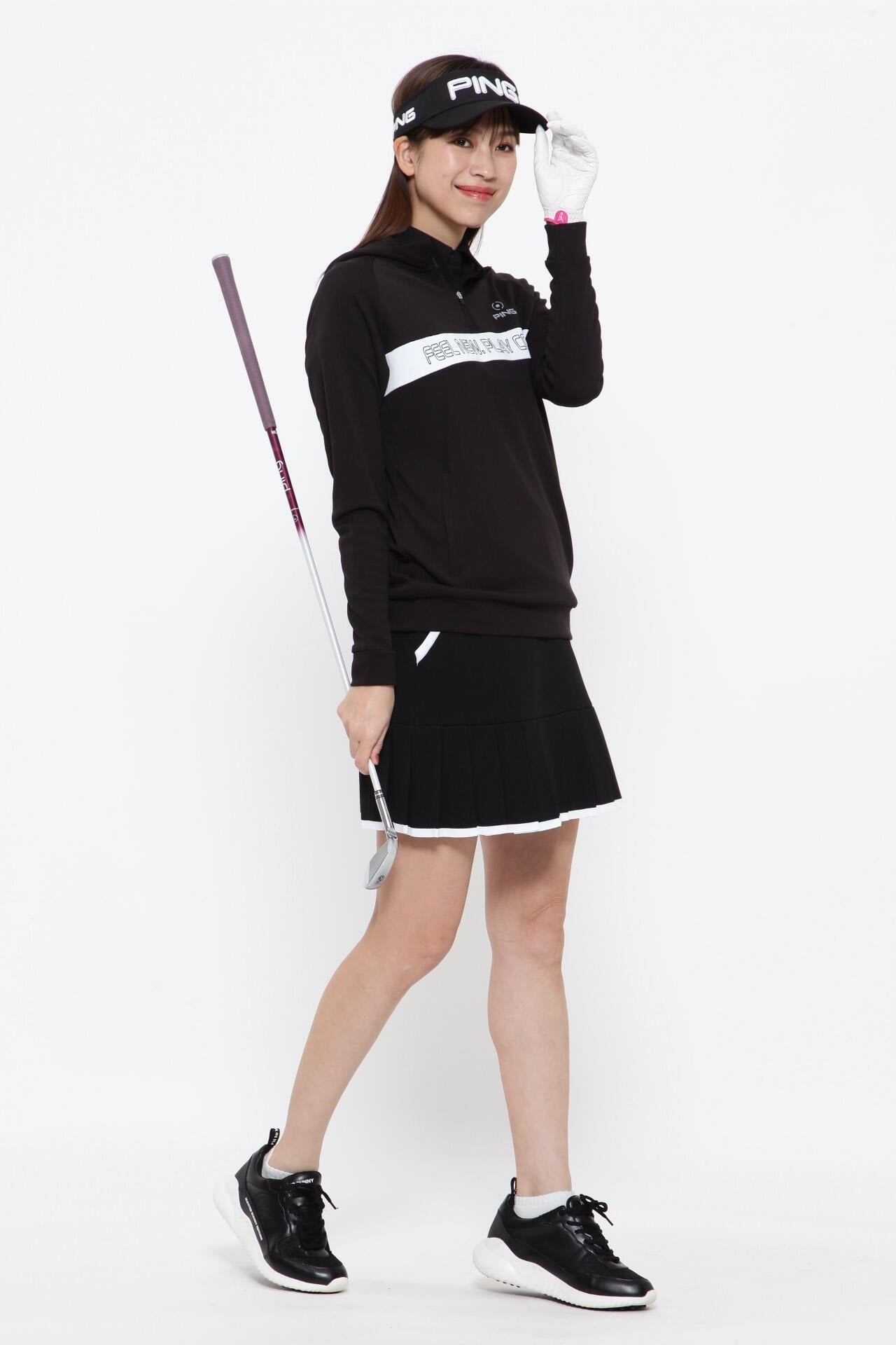 【PING APPAREL】ニットプリーツスカート ＜PERFORMANCE＞ (LADIES)