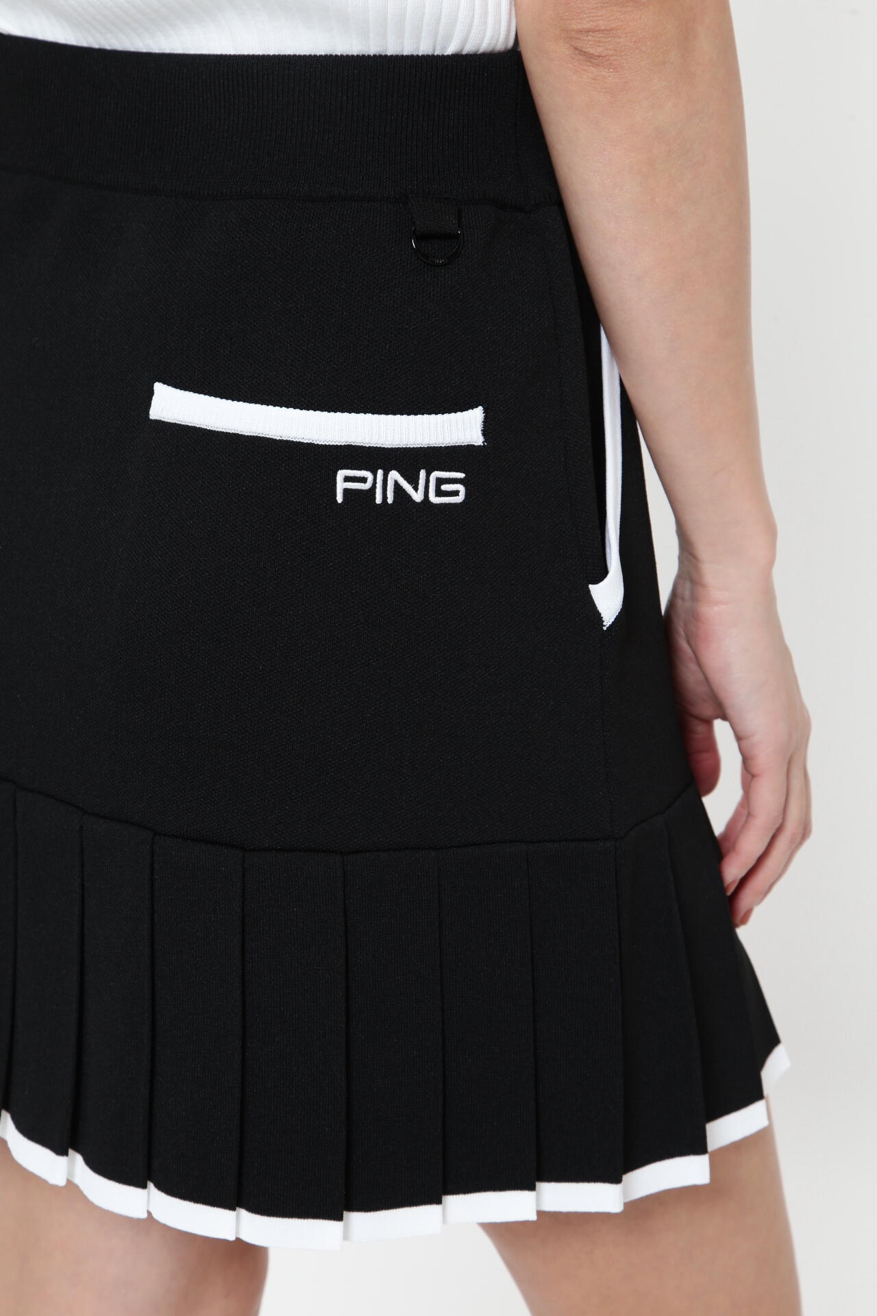 PING APPAREL】ニットプリーツスカート ＜PERFORMANCE＞ (LADIES