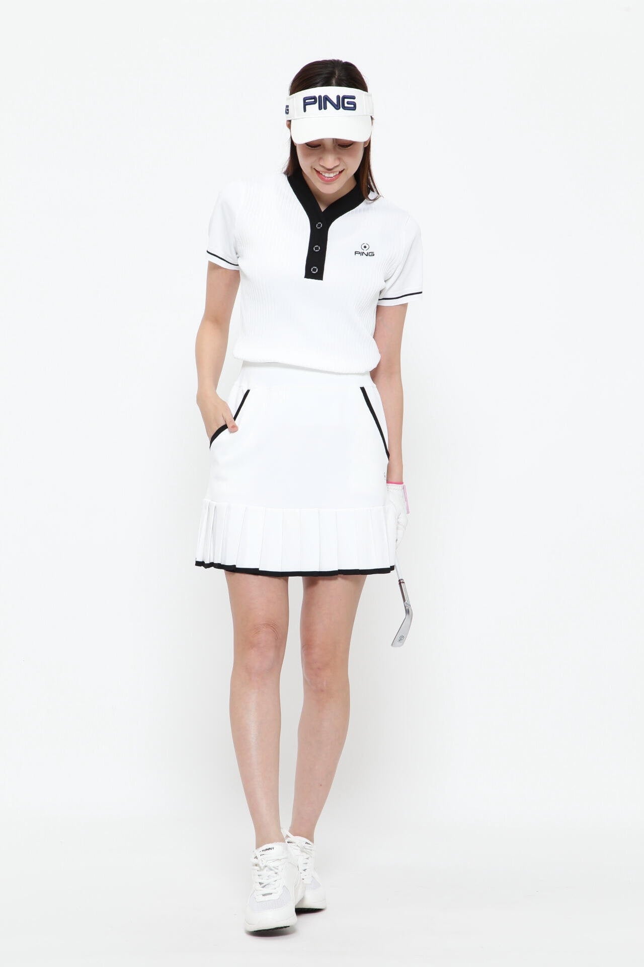 【PING APPAREL】ニットプリーツスカート ＜PERFORMANCE＞ (LADIES)